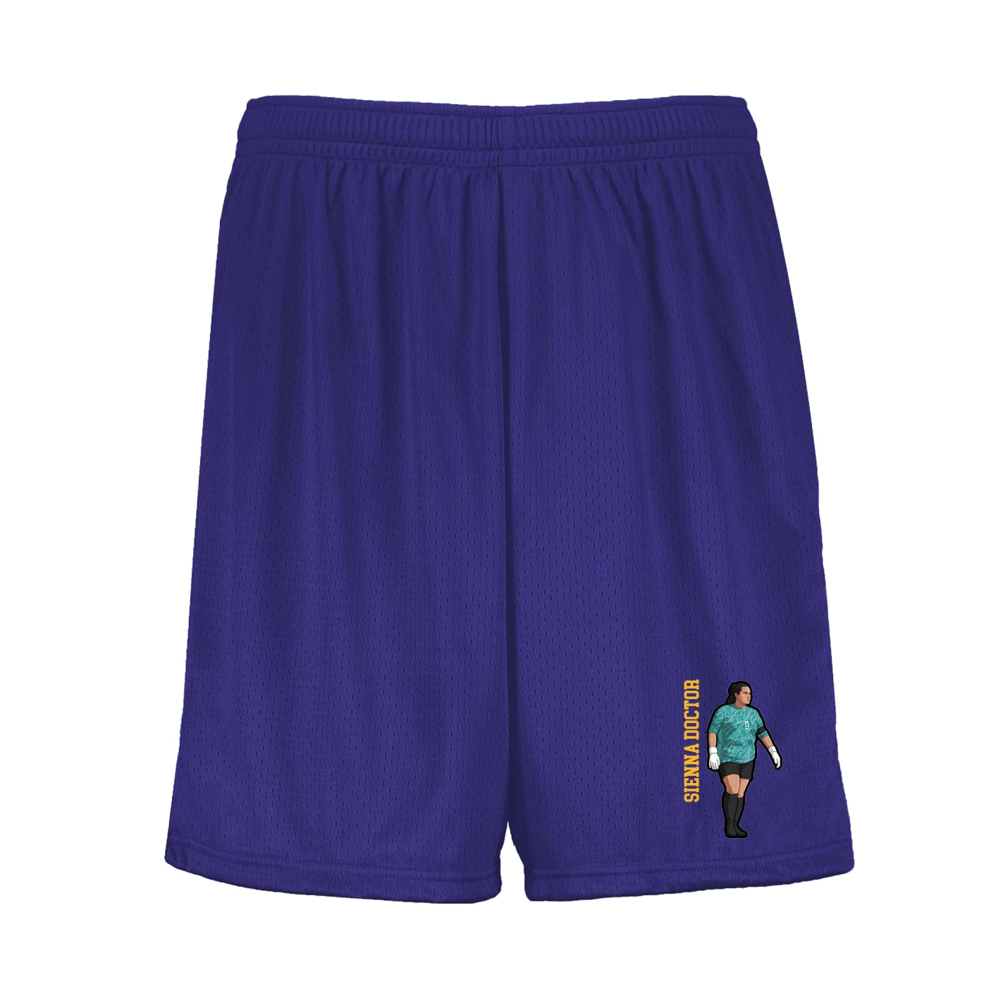 Shorts — Name Vertical in Purple