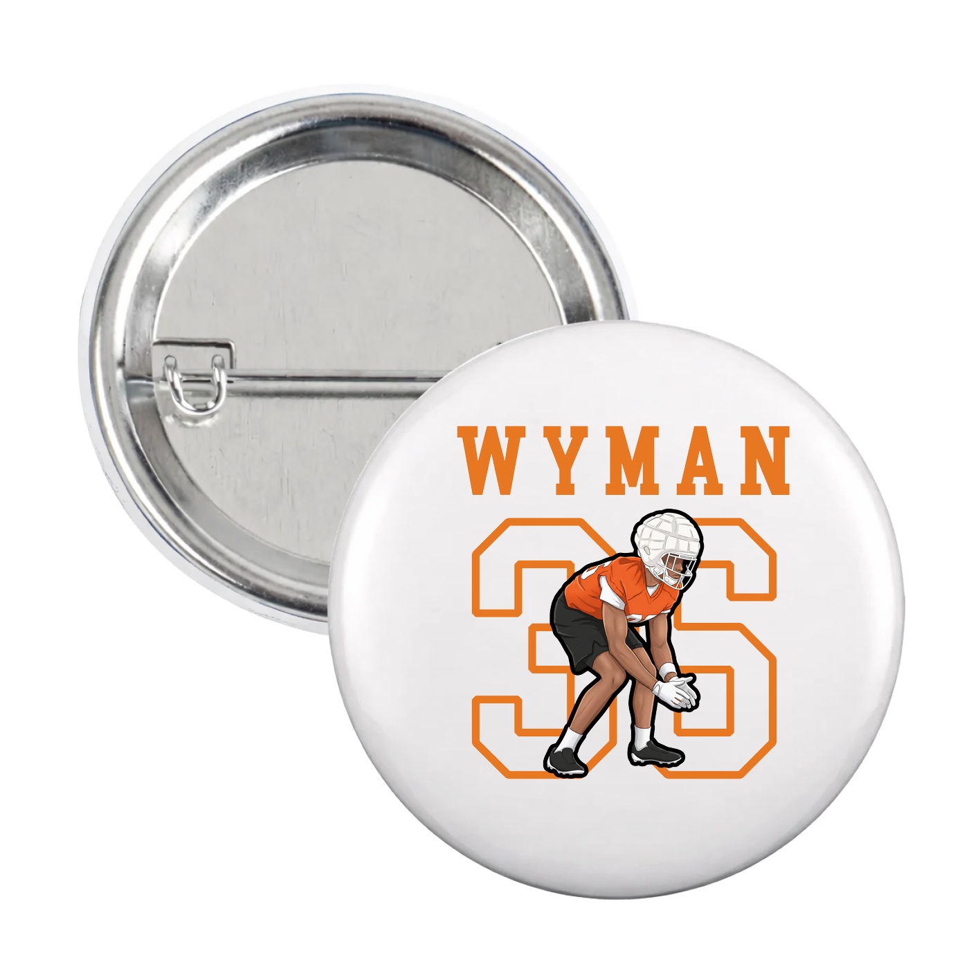 Game Day Button — Shirsey in White