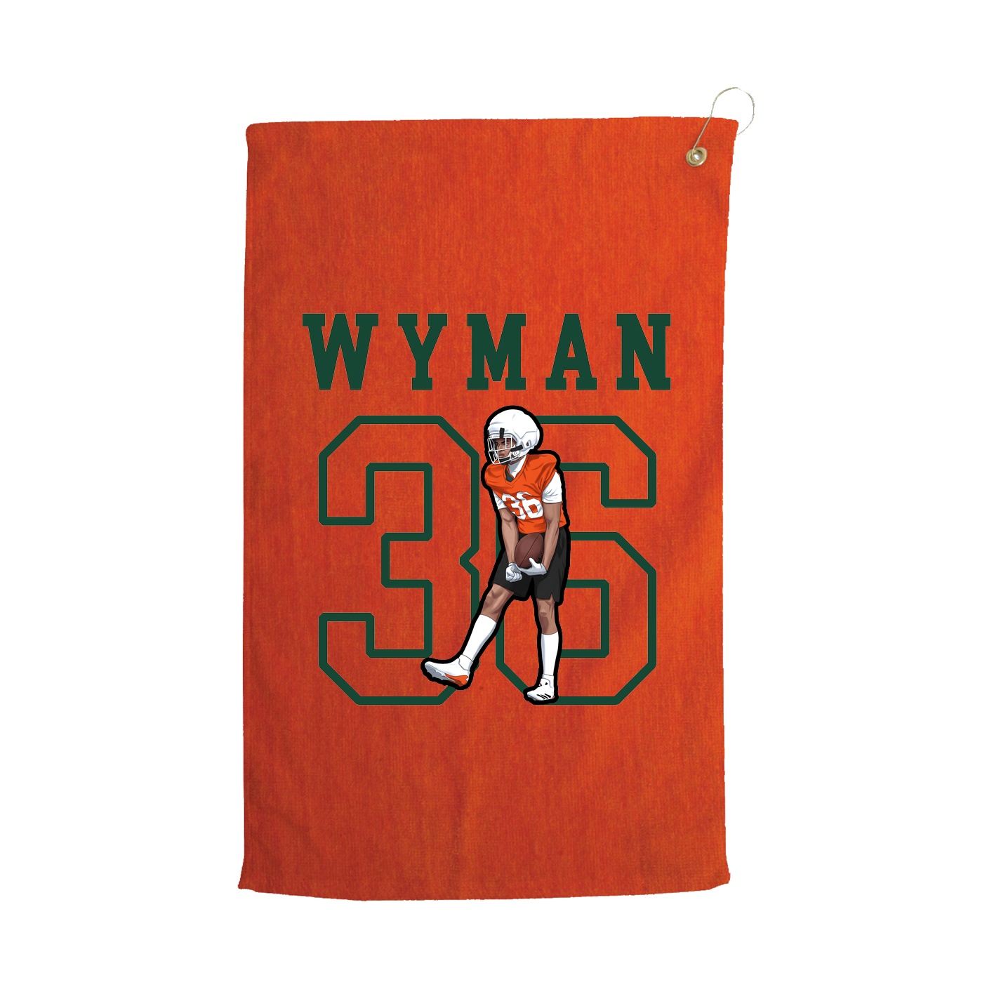 Golf Towel — Shirsey in Orange