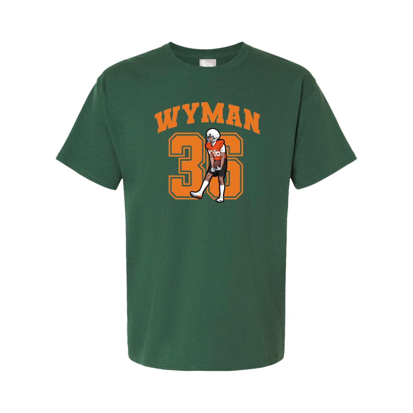 Tee — Number in Green