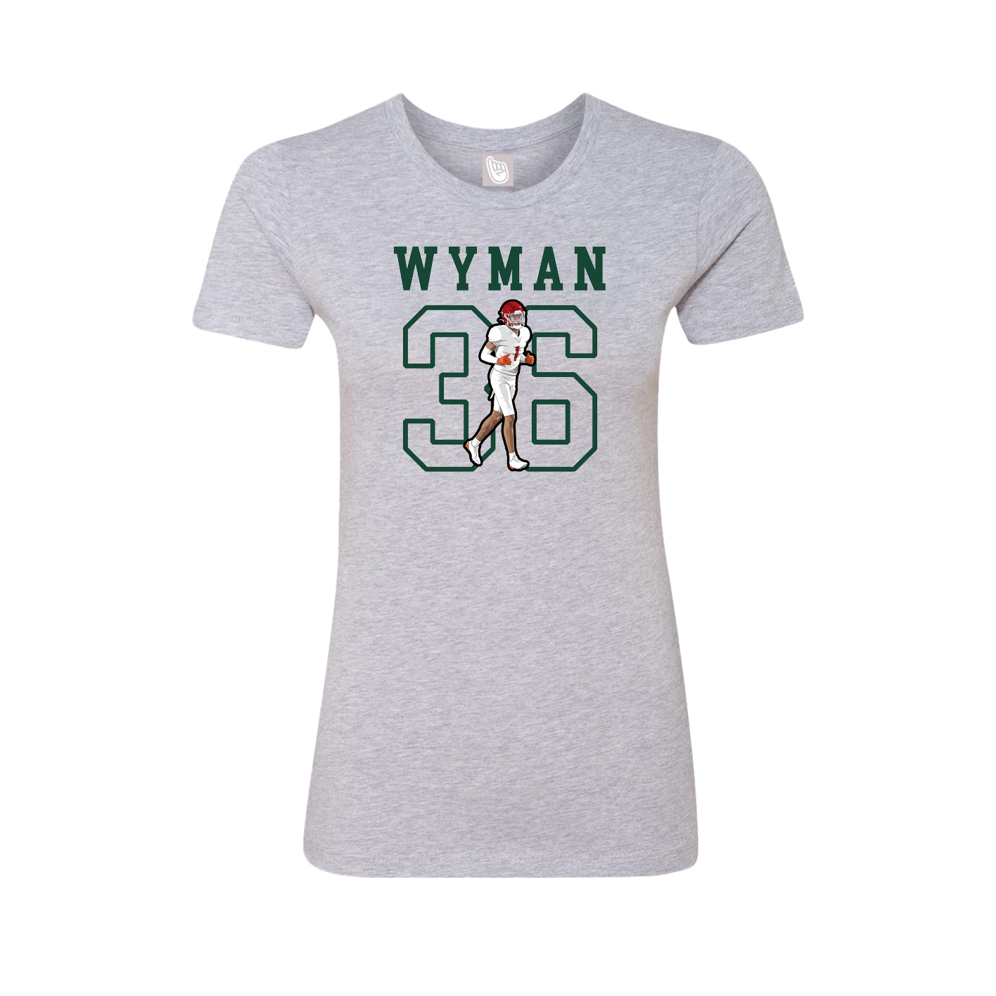Fitted Women's Tee — Shirsey in Grey