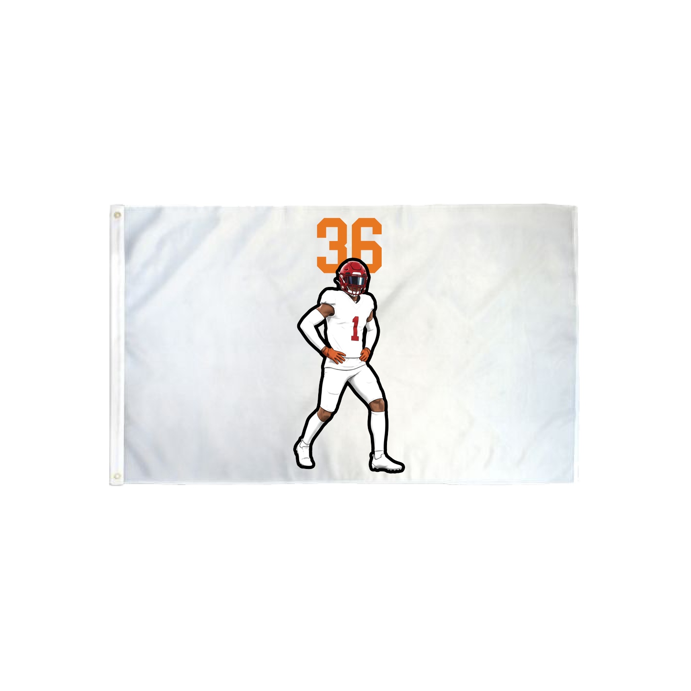 3x5 Flag — Number Top in Classic