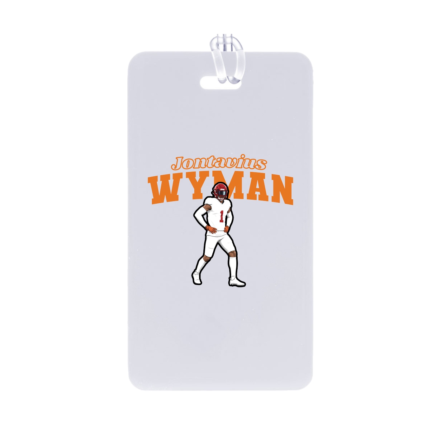 Bag Tag — Name Arch in Classic