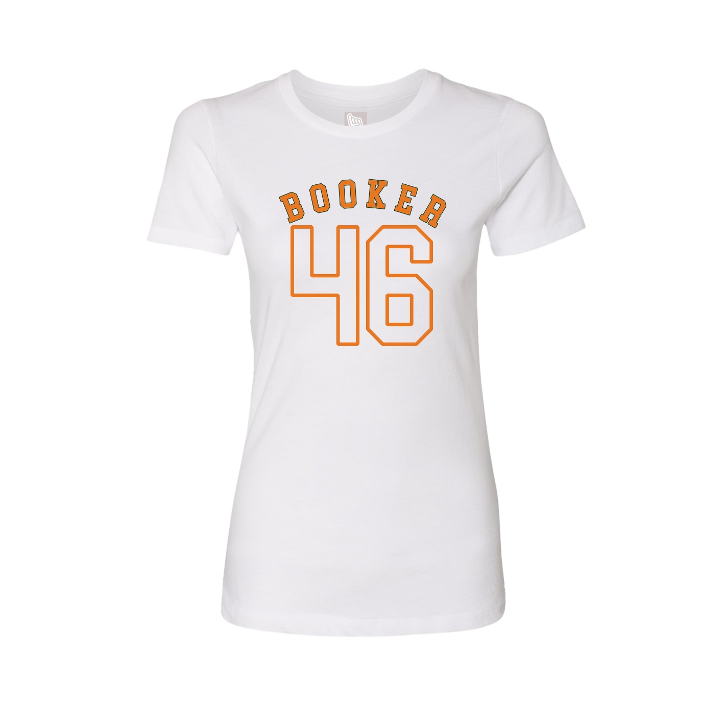 Fitted Women's Tee — Shirsey Arch in White