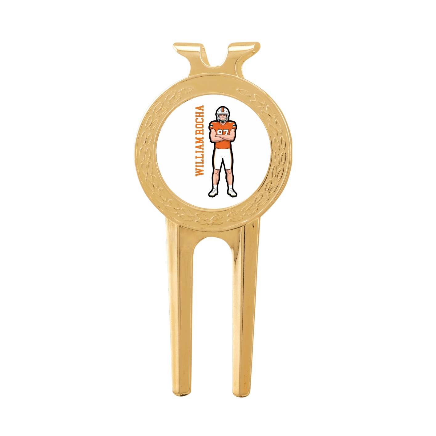 Divot Tool with Ball Marker — Name Vertical in Classic