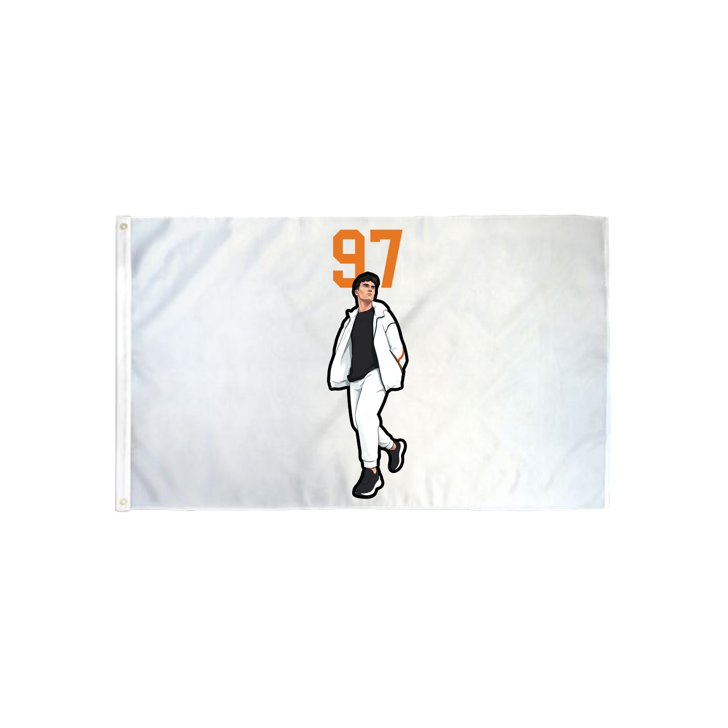 3x5 Flag — Number Top in Classic