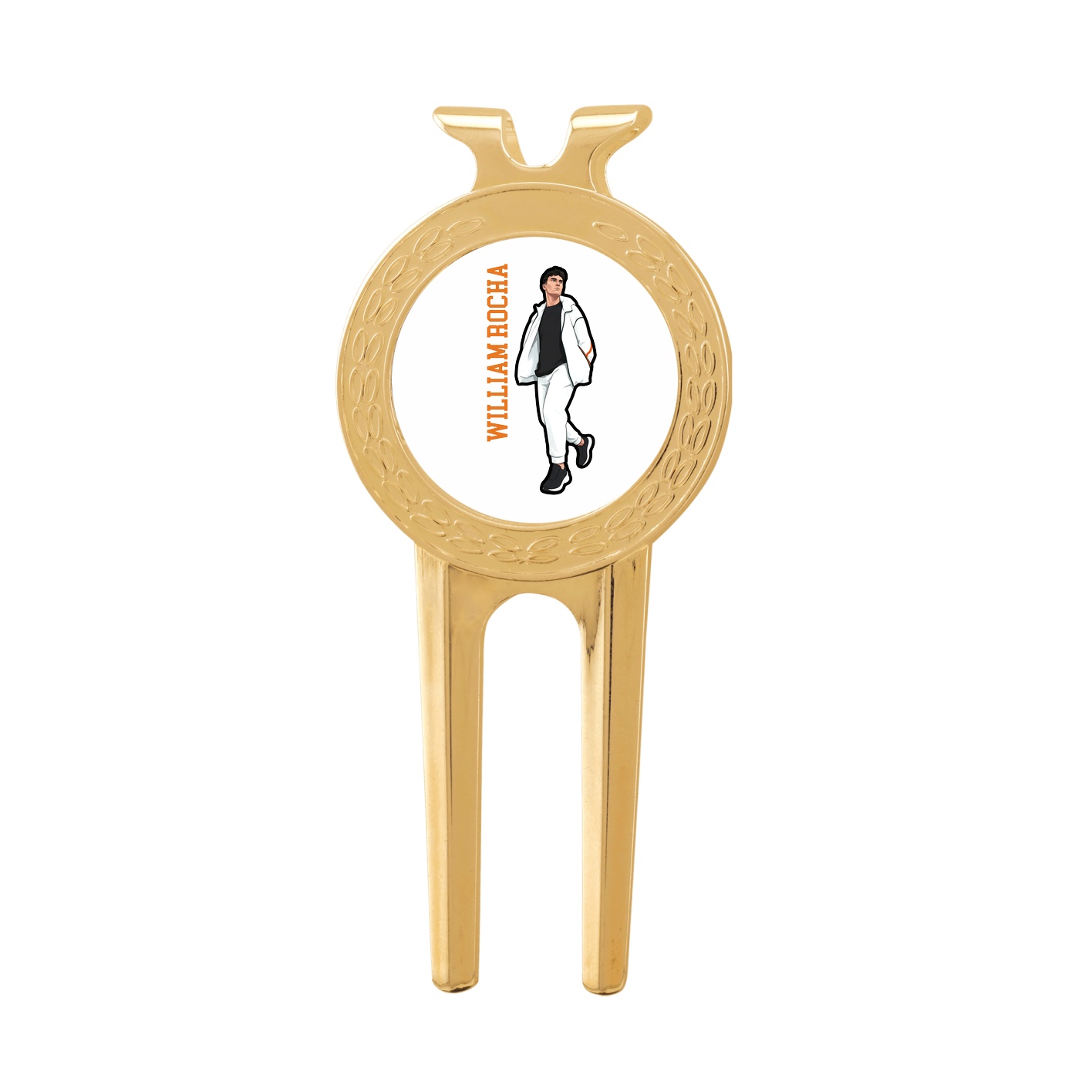Divot Tool with Ball Marker — Name Vertical in Classic