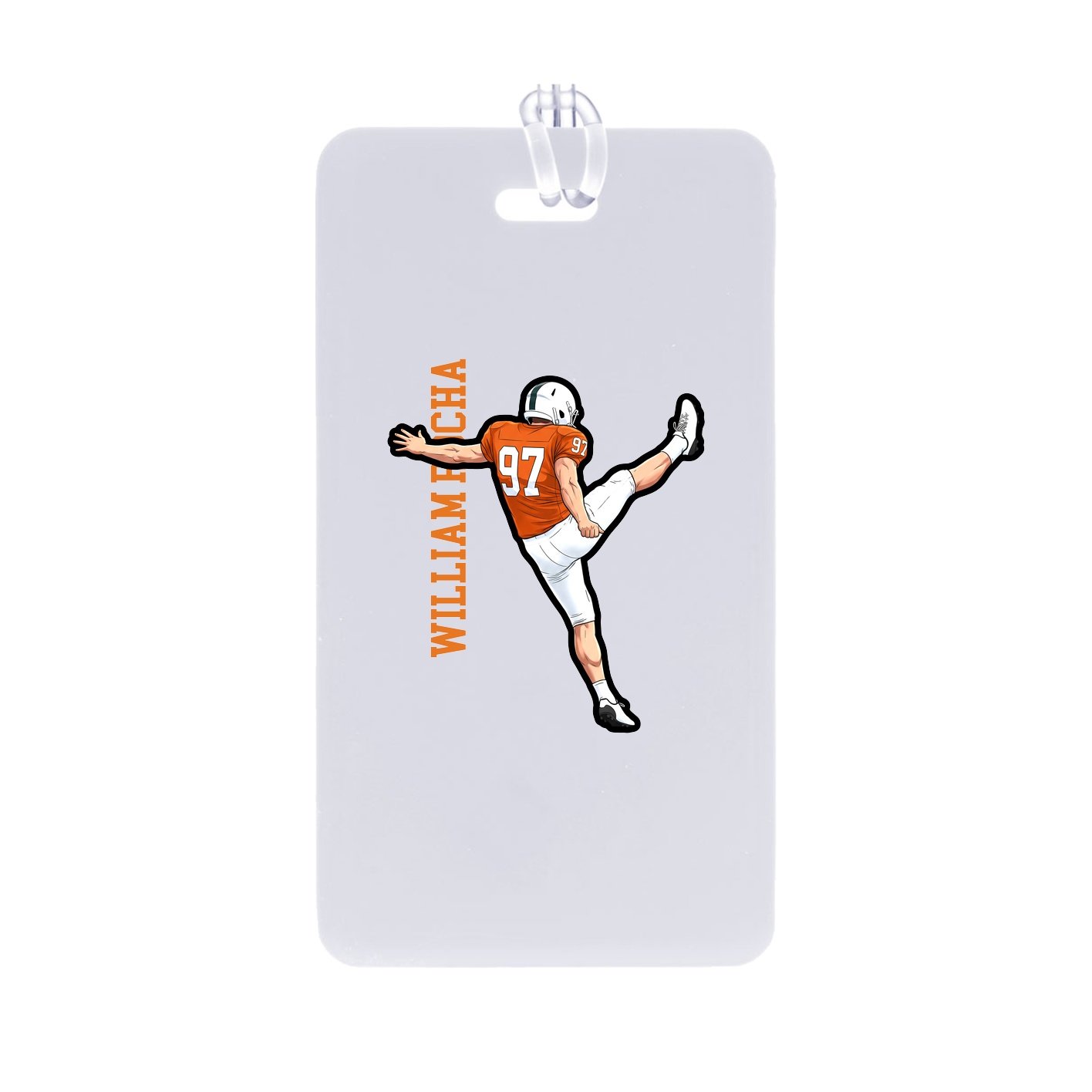 Bag Tag — Name Vertical in Classic