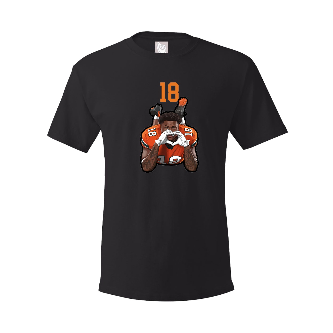 Tee — Number Top in Black
