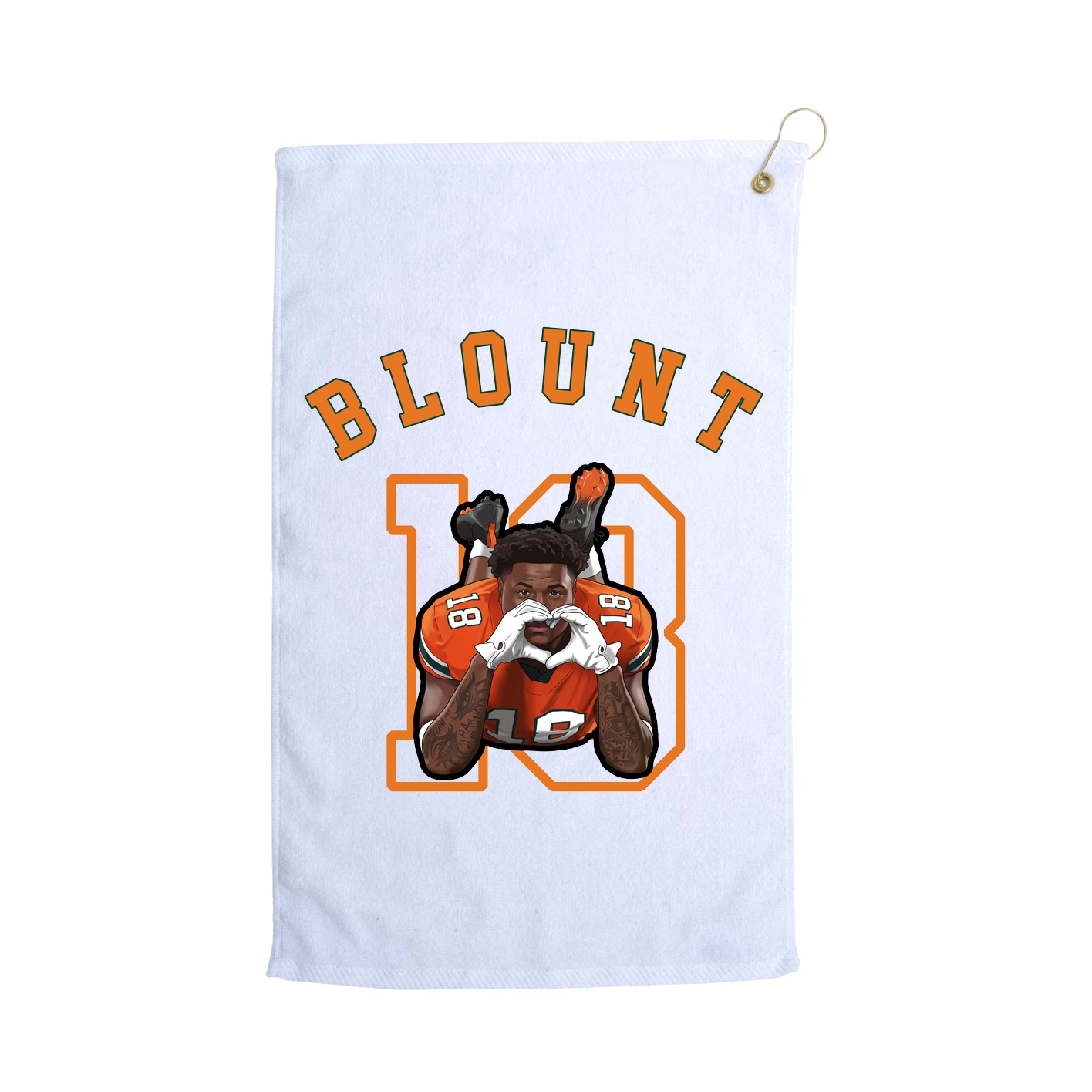 Golf Towel — Shirsey Arch in White