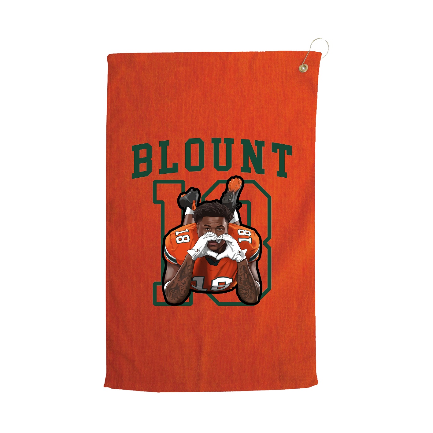 Golf Towel — Shirsey in Orange