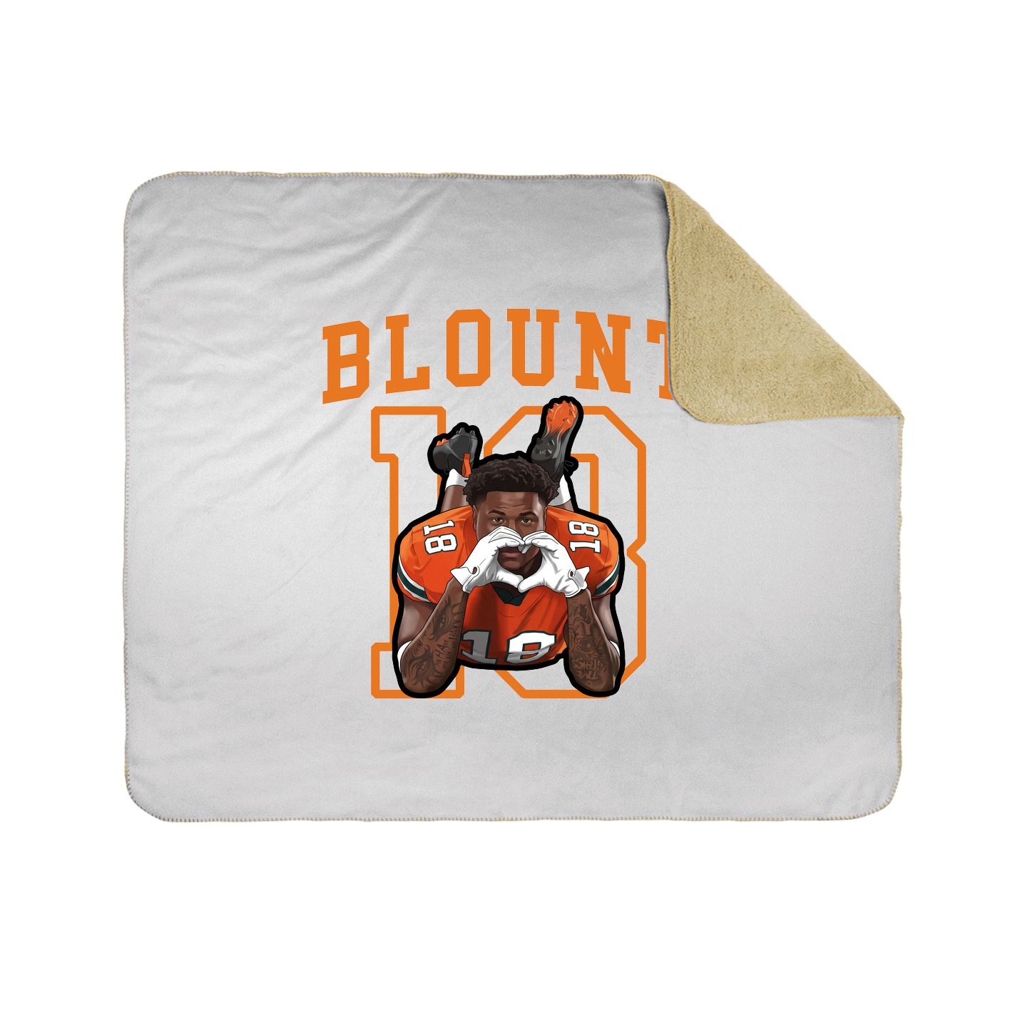 Throw Blanket — Shirsey in White