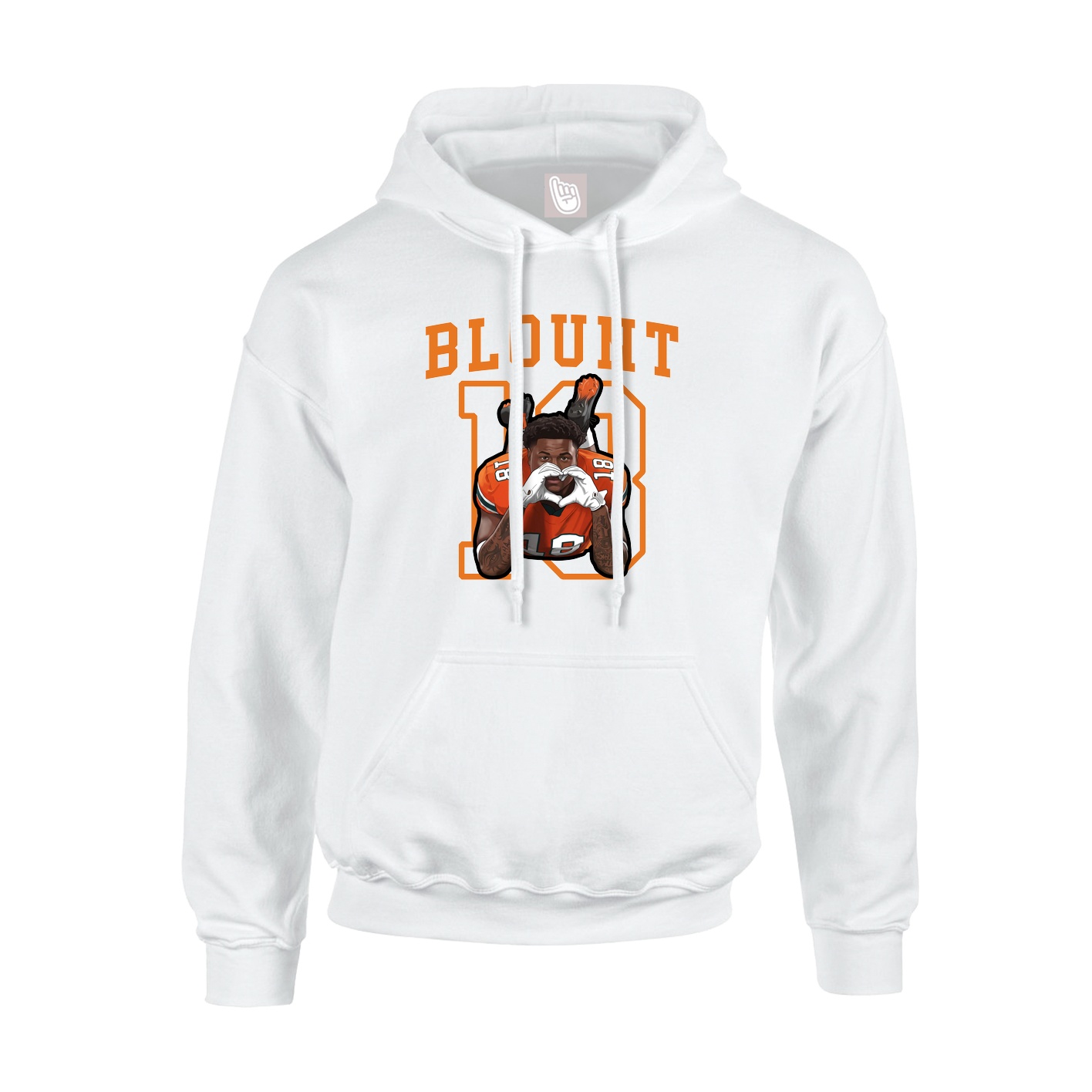 Hoodie — Shirsey in White