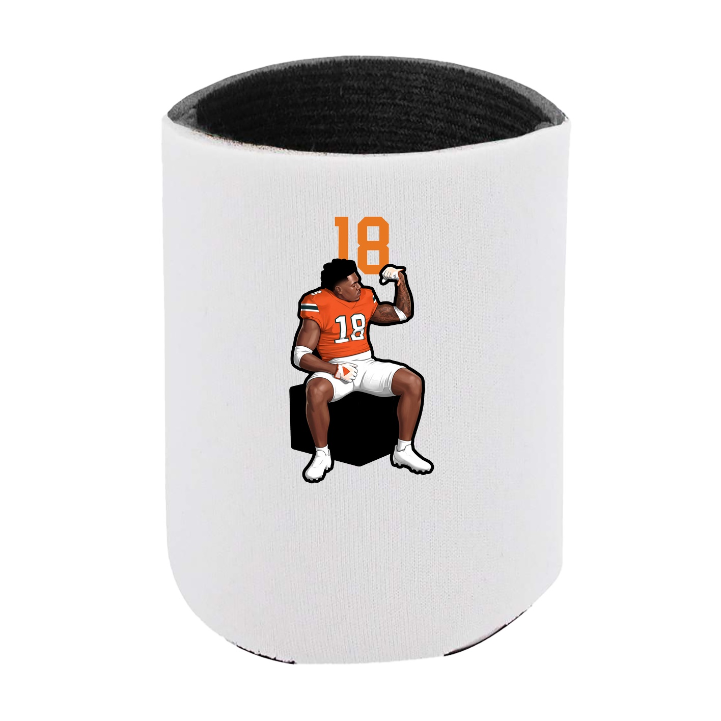 Can Holder — Number Top in White