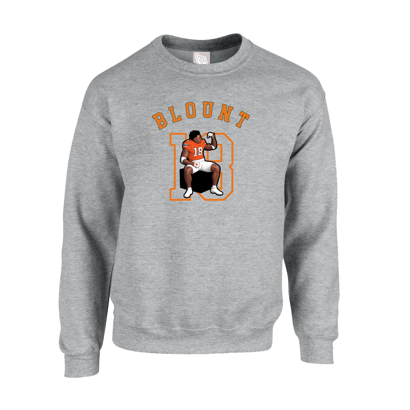 Fleece Crew — Shirsey Arch in Grey