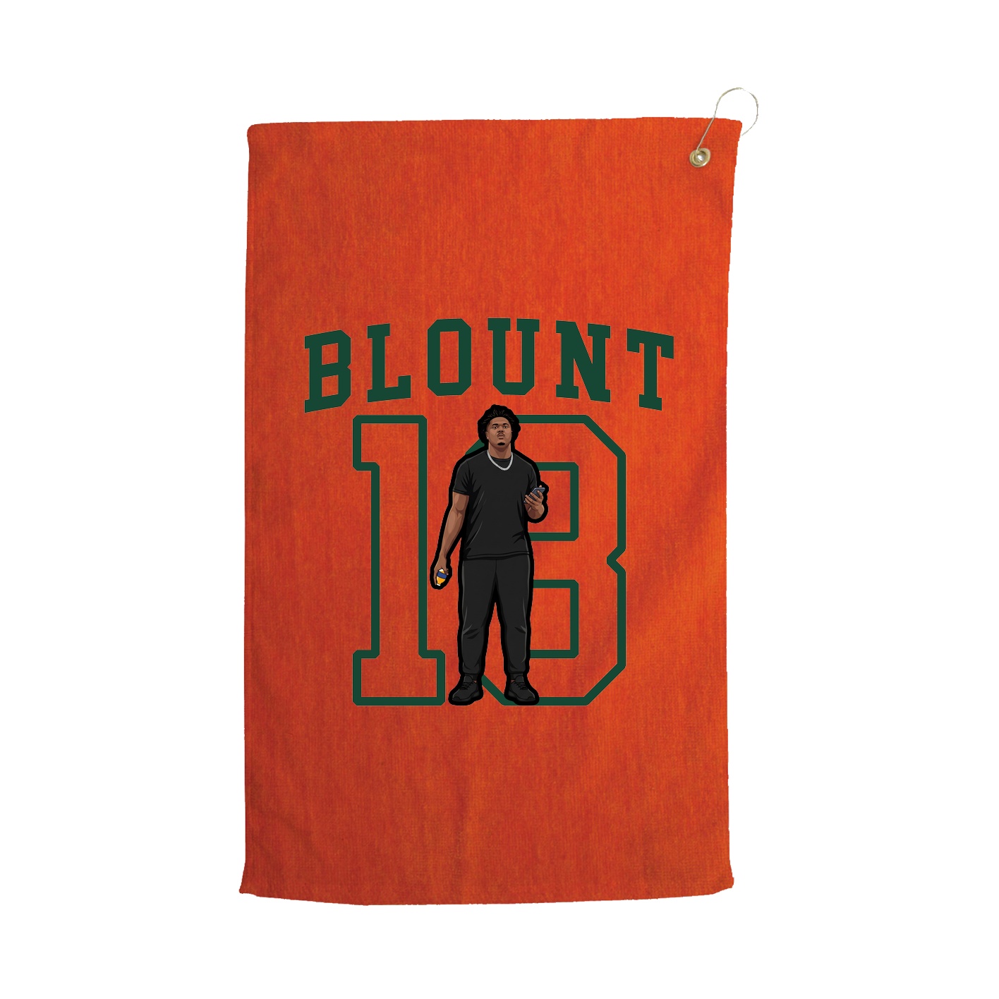 Golf Towel — Shirsey in Orange