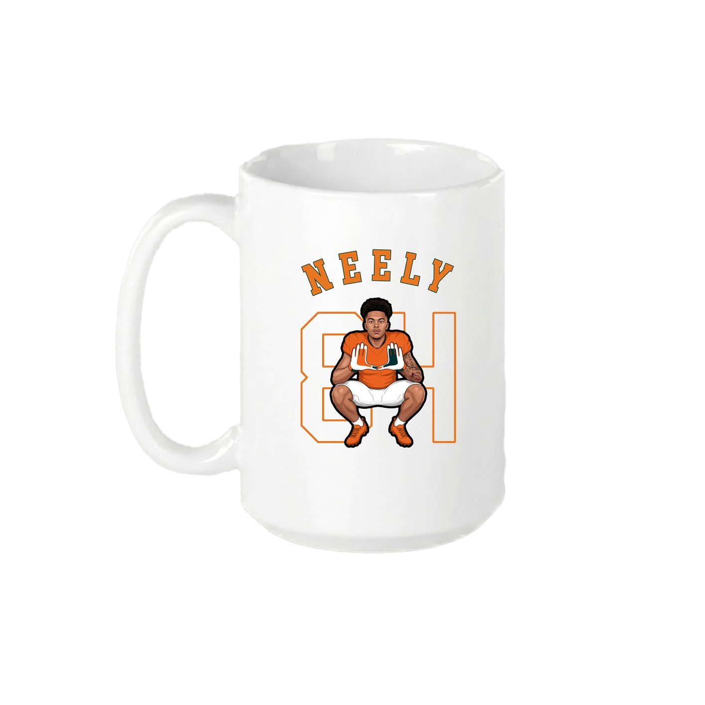 15oz Coffee Mug — Shirsey Arch in White