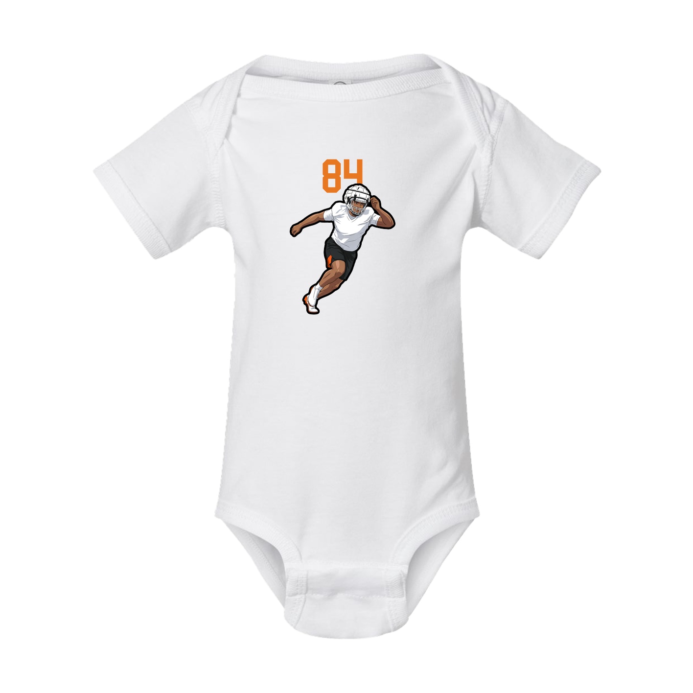 Baby Onesie — Number Top in White