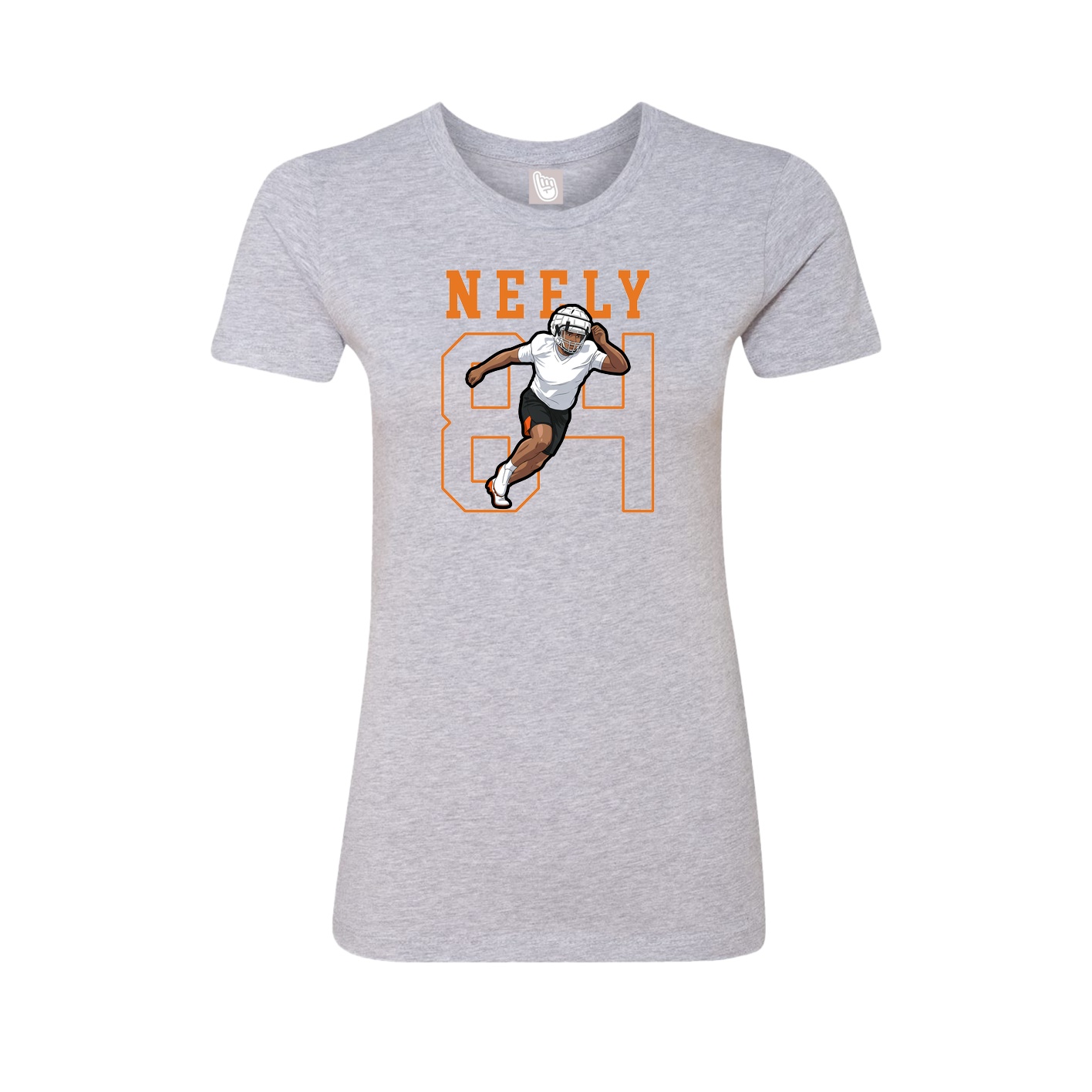 Fitted Women's Tee — Shirsey in Grey