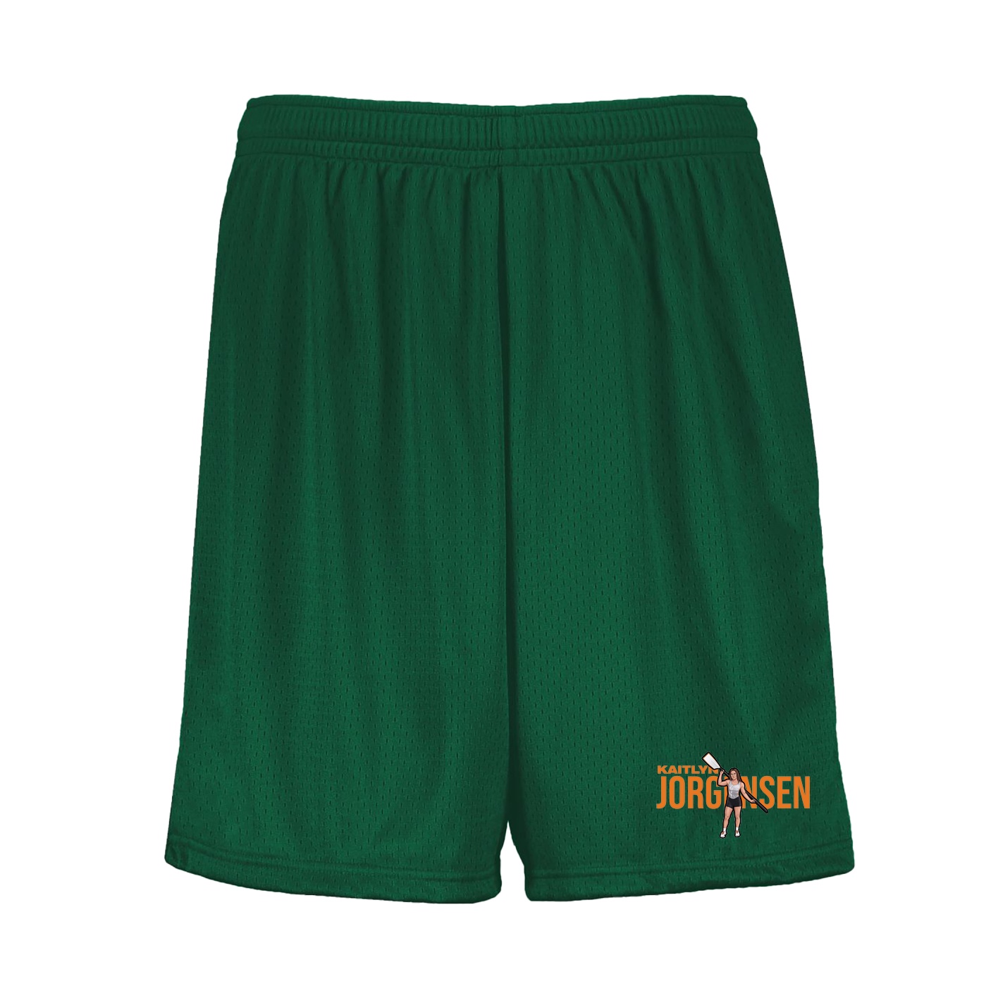 Shorts — Player Name in Green