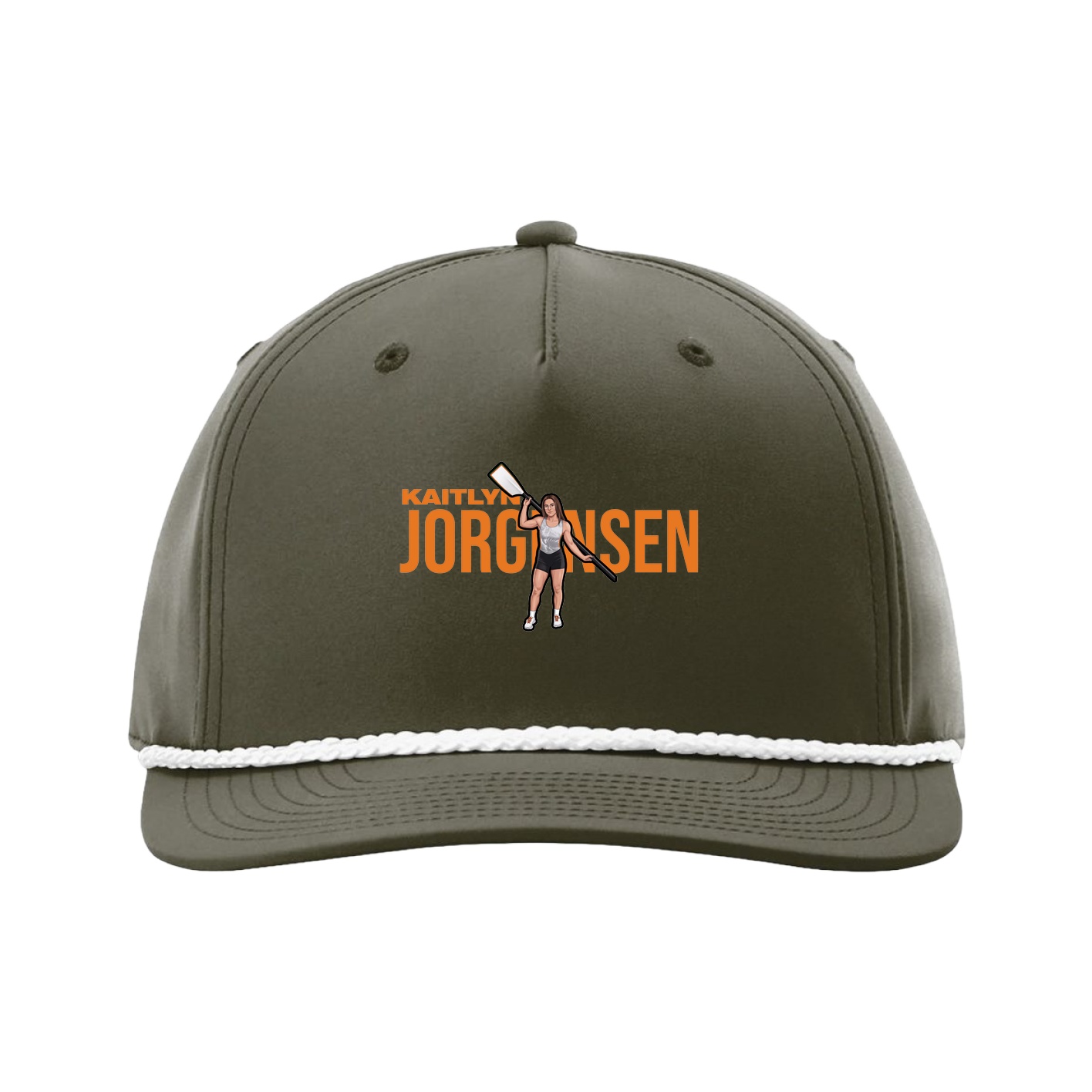 Five-Panel Classic Rope Cap — Player Name in Green