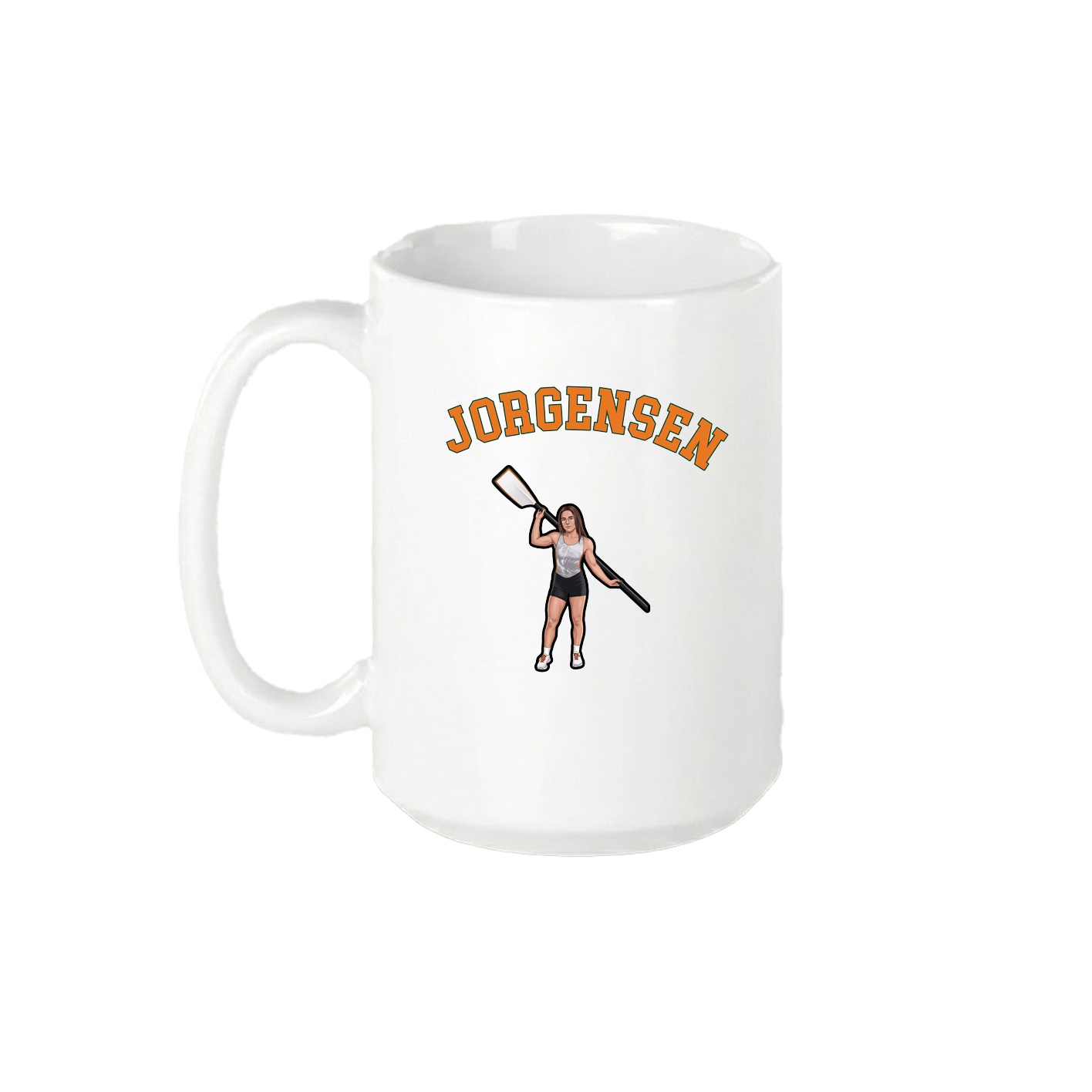 15oz Coffee Mug — Shirsey Arch in White