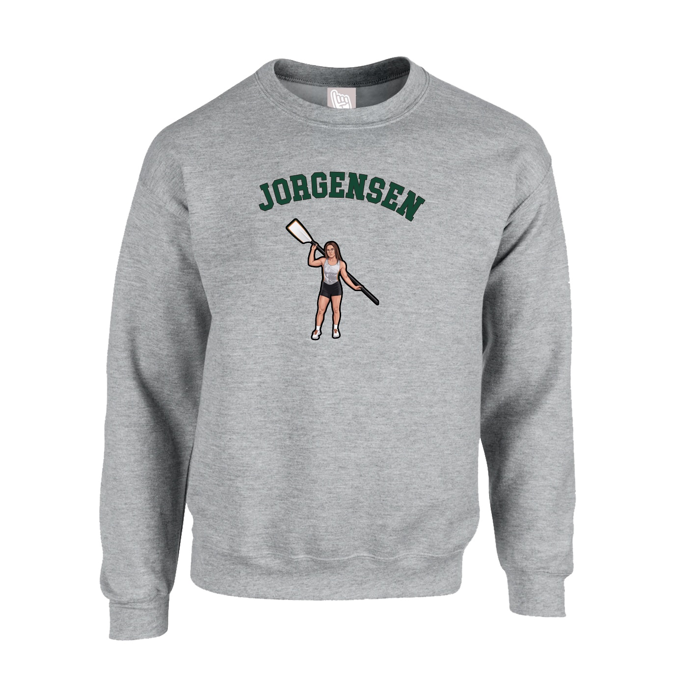 Fleece Crew — Shirsey Arch in Grey