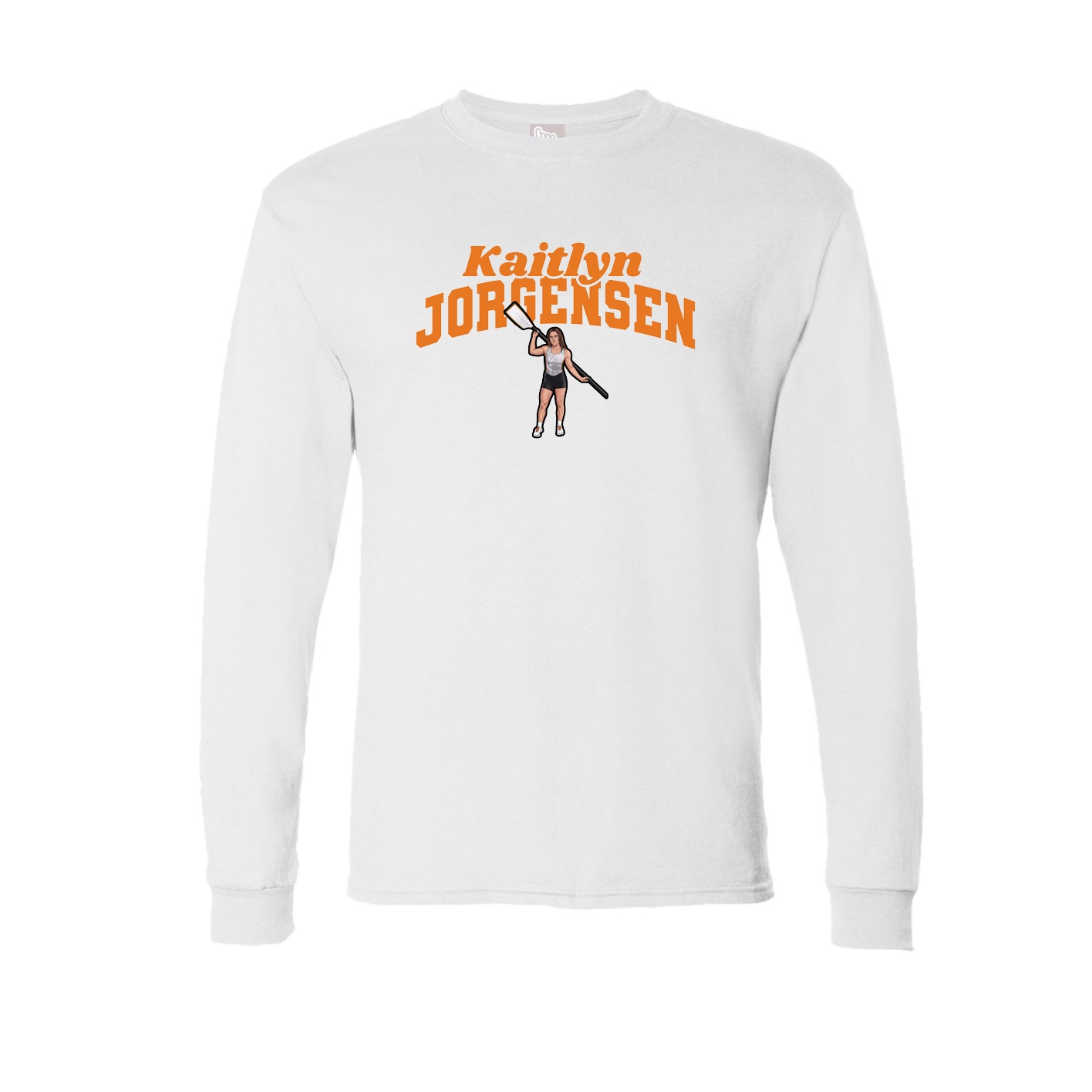 Long Sleeve Tee — Signature Arch in White