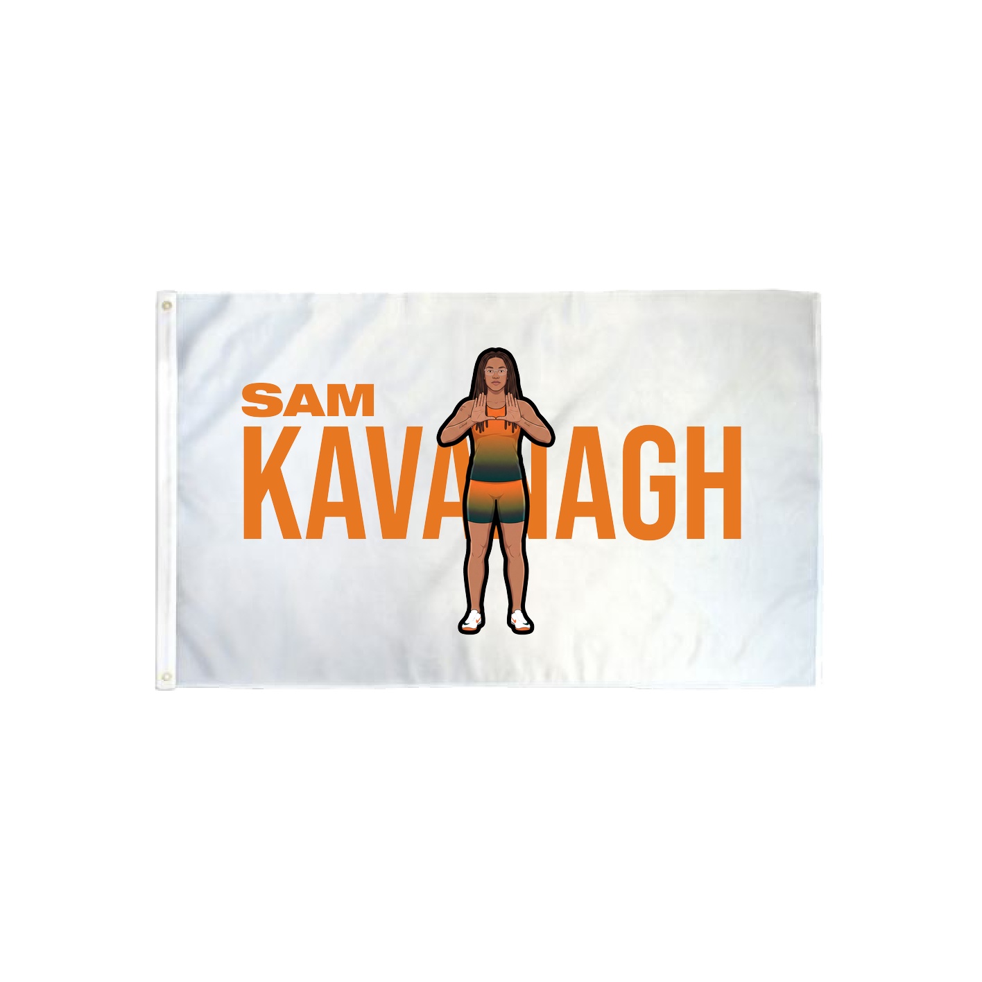 3x5 Flag — Player Name in Classic