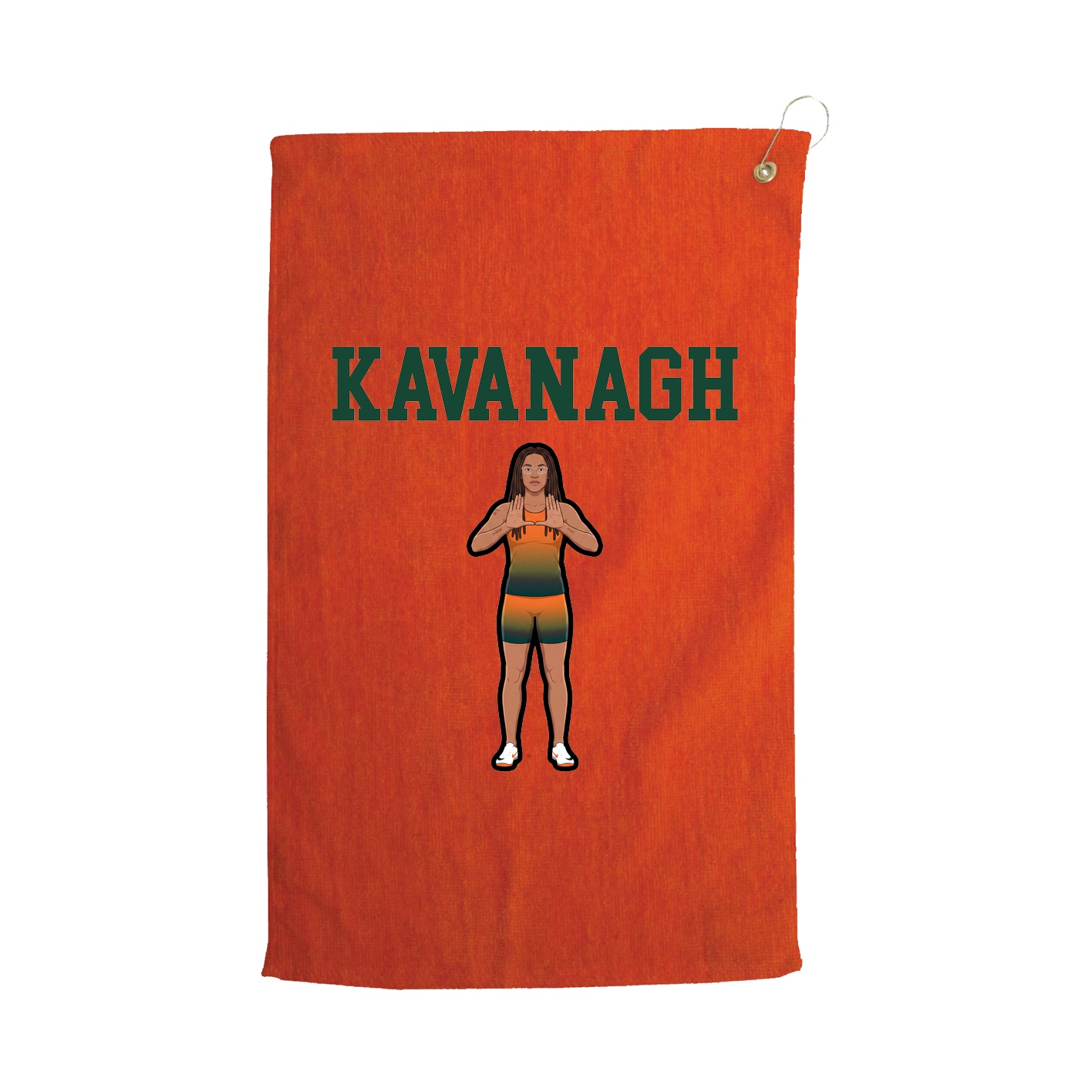 Golf Towel — Shirsey in Orange