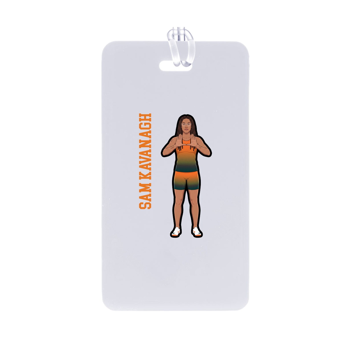 Bag Tag — Name Vertical in Classic