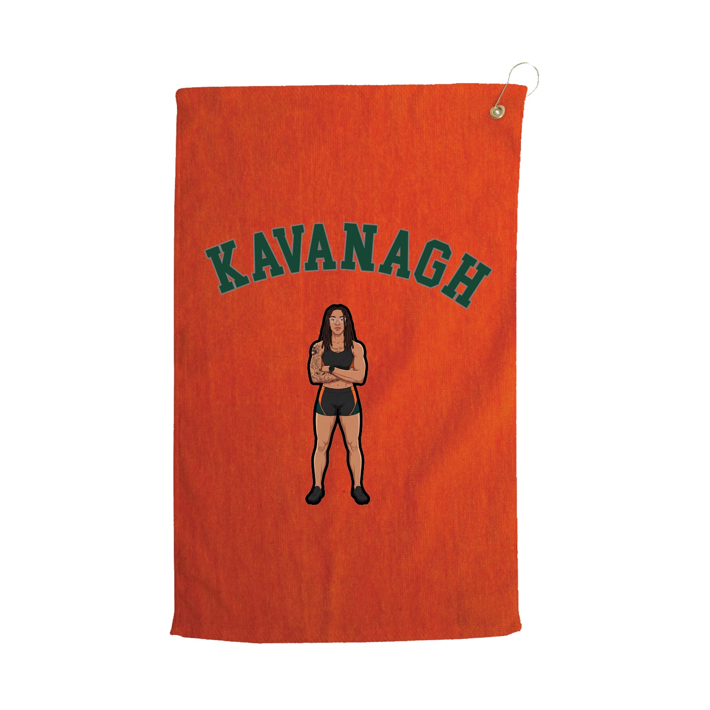 Golf Towel — Shirsey Arch in Orange