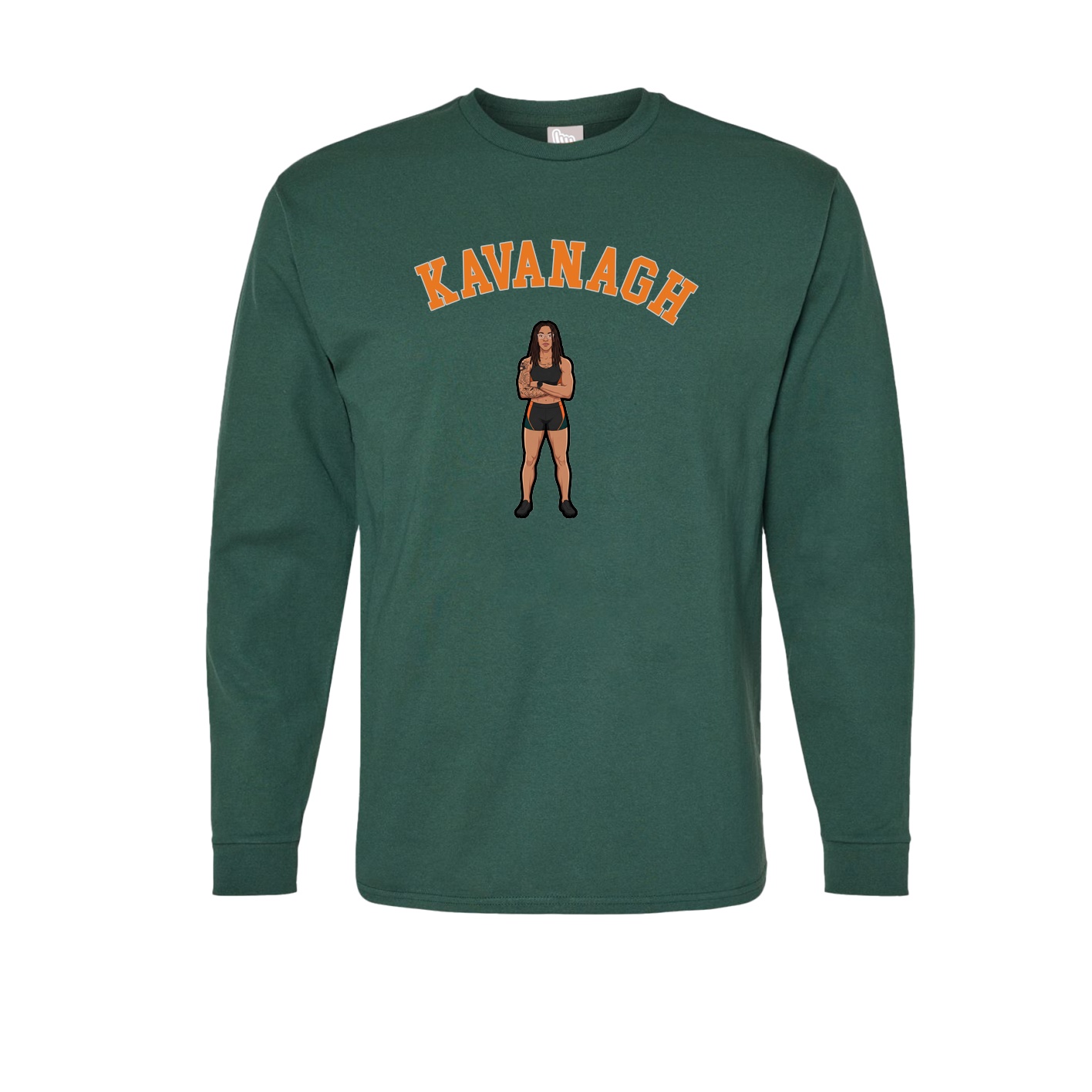 Long Sleeve Tee — Shirsey Arch in Green