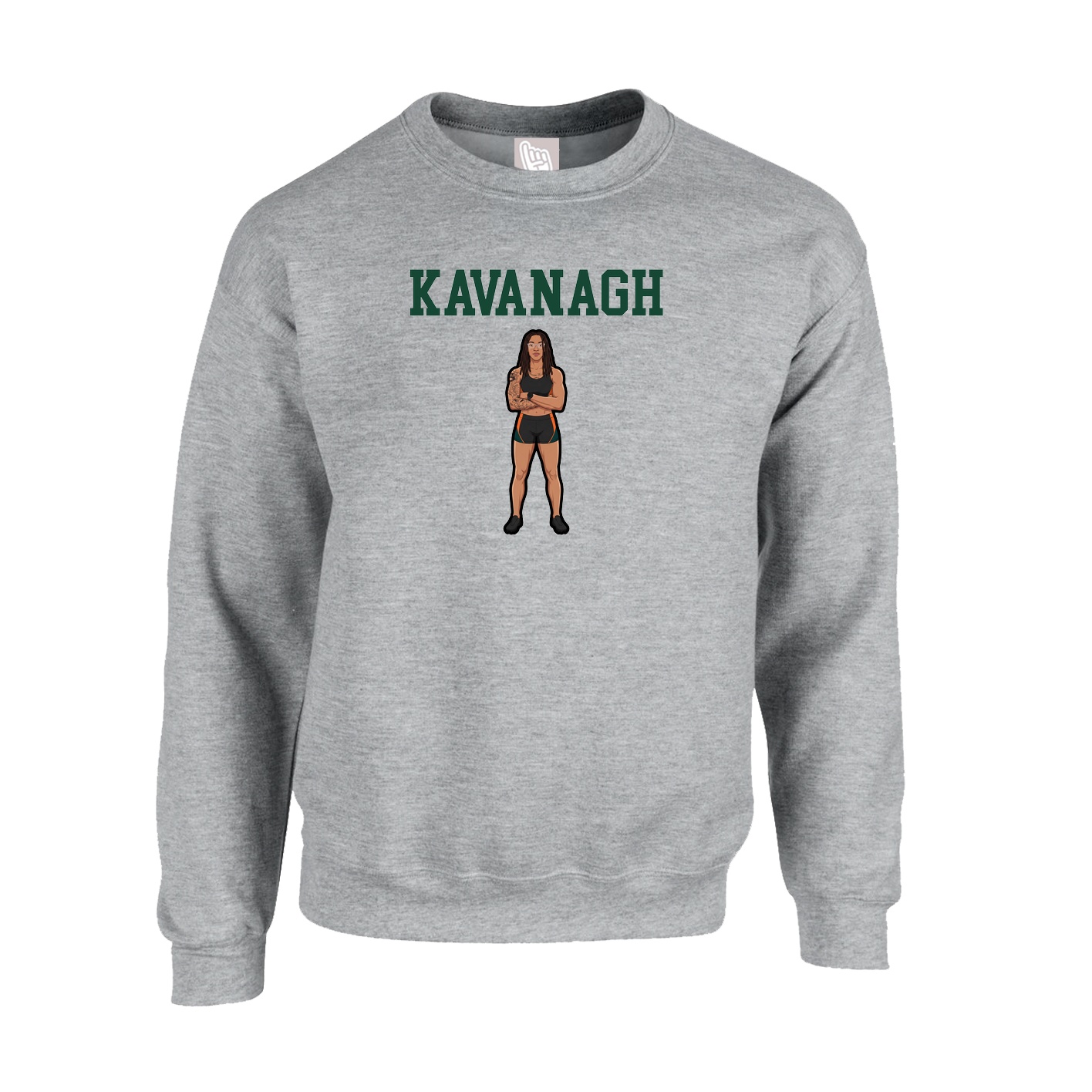 Fleece Crew — Shirsey in Grey