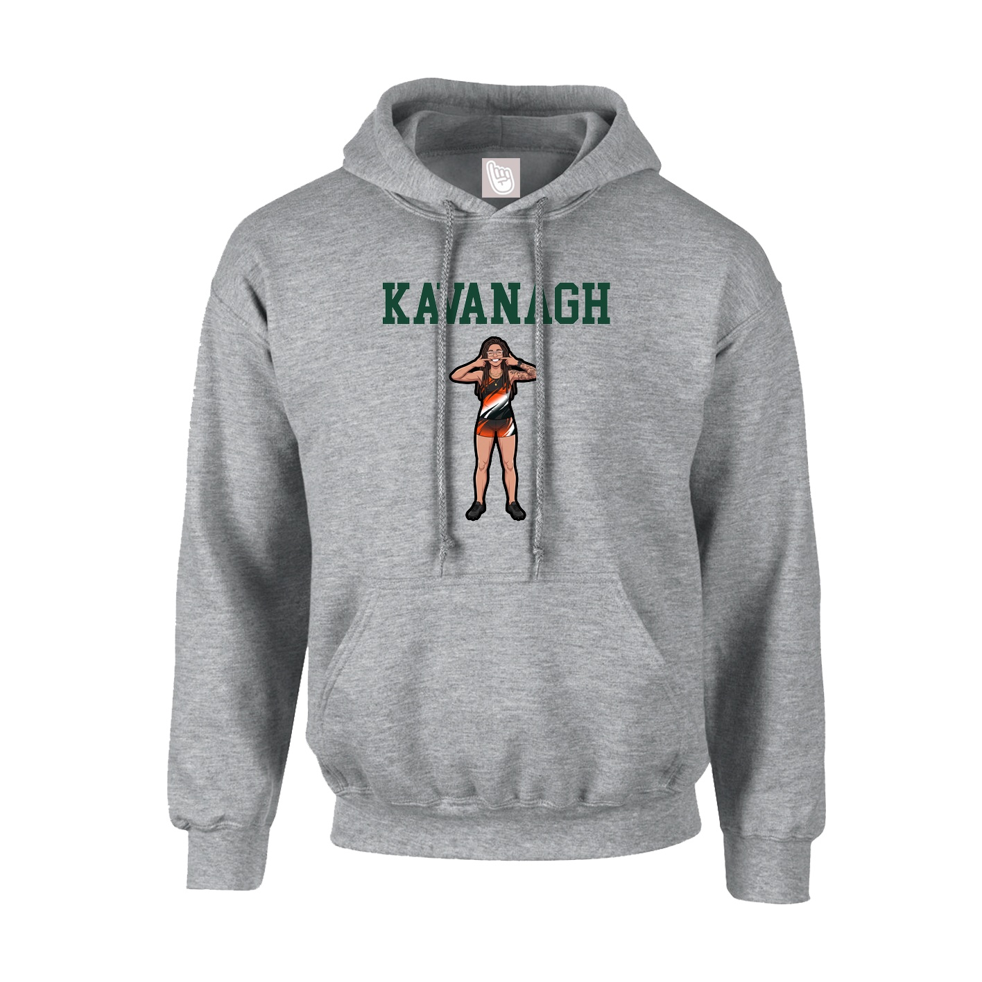 Hoodie — Shirsey in Grey