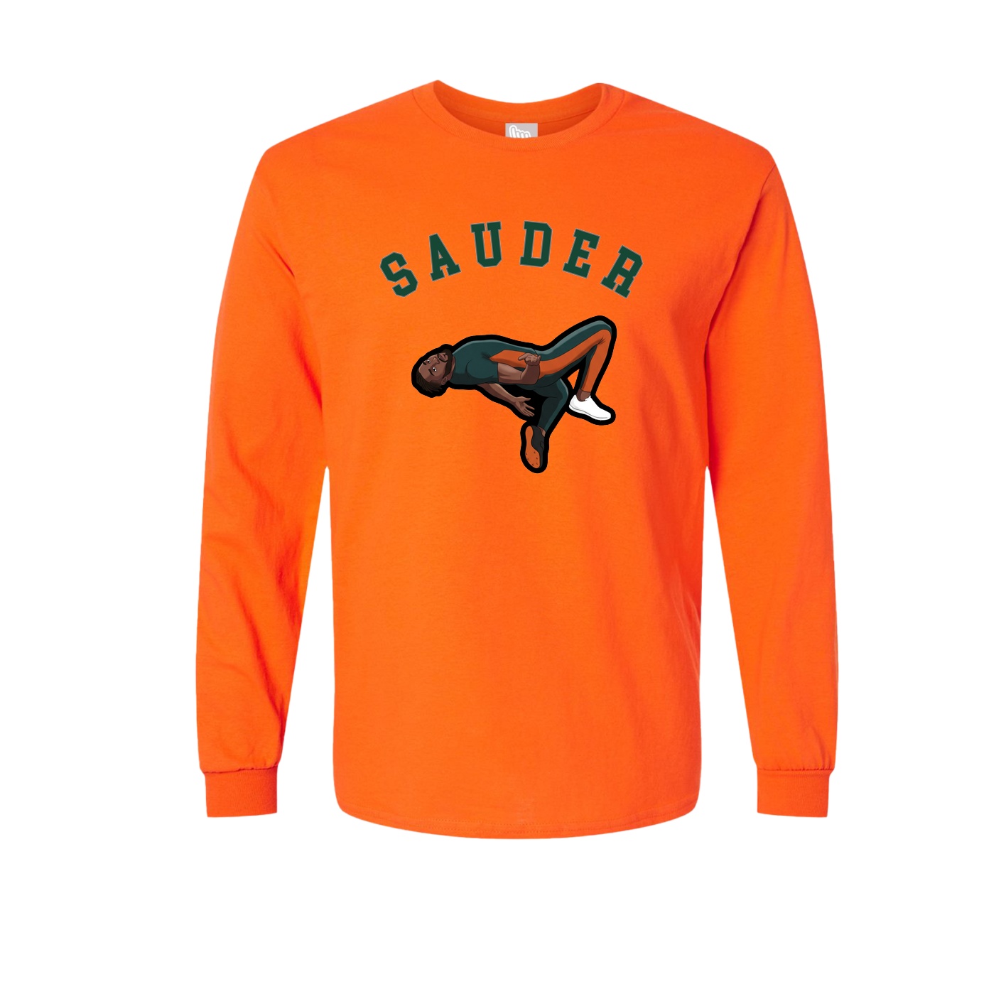 Long Sleeve Tee — Shirsey Arch in Orange