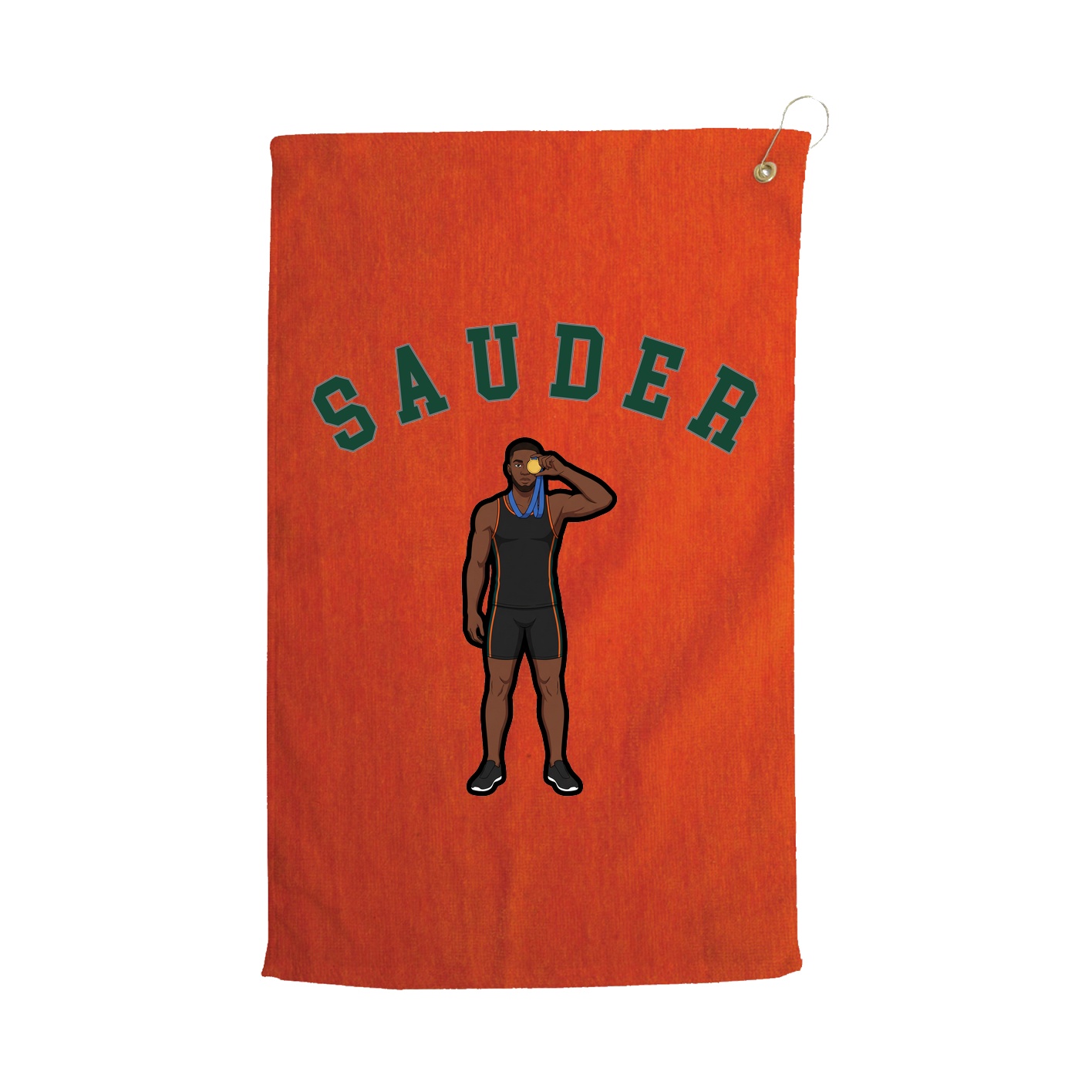 Golf Towel — Shirsey Arch in Orange