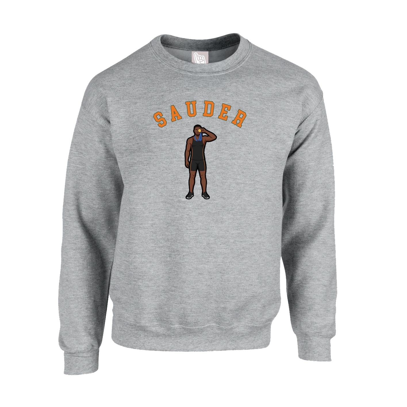 Fleece Crew — Shirsey Arch in Grey