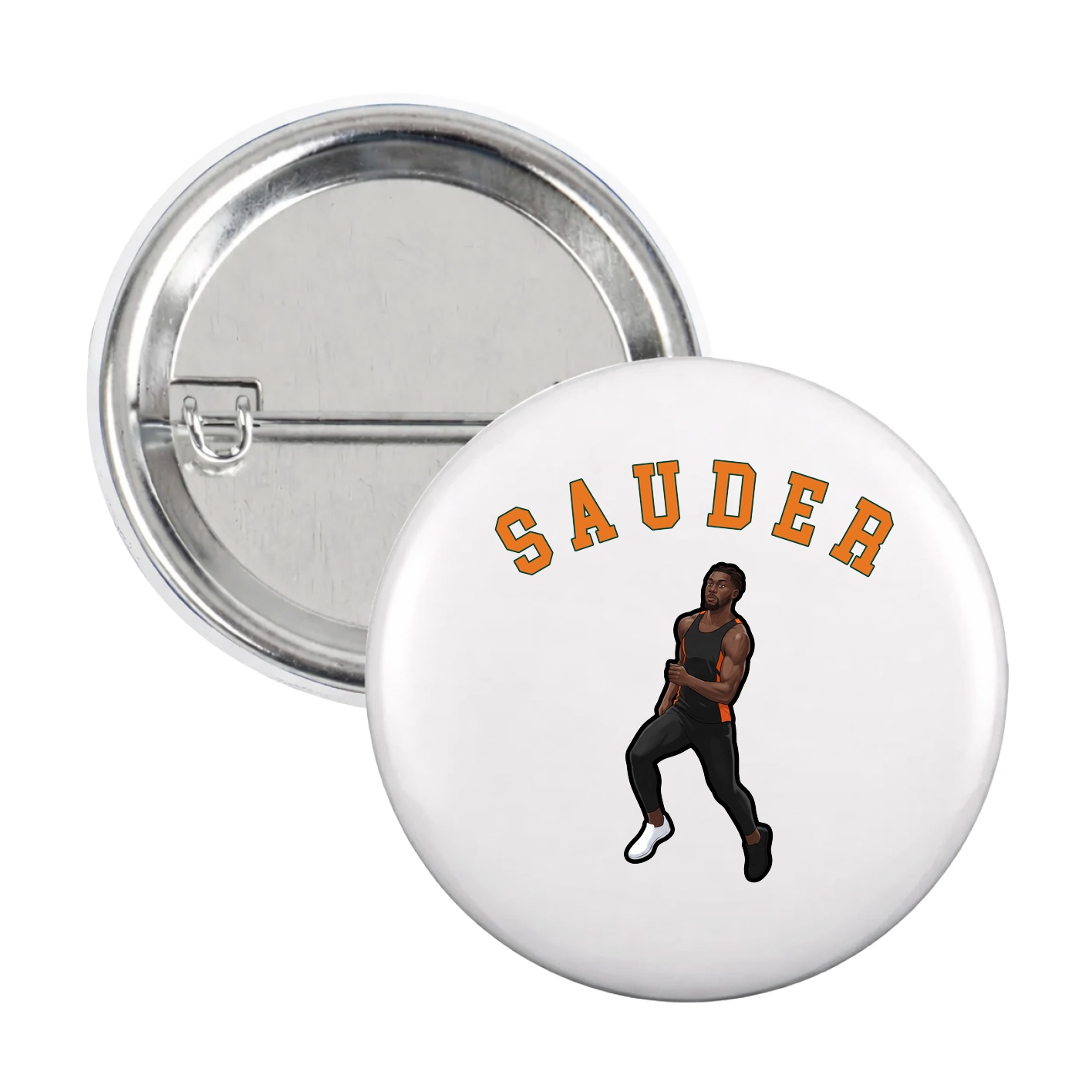 Game Day Button — Shirsey Arch in White