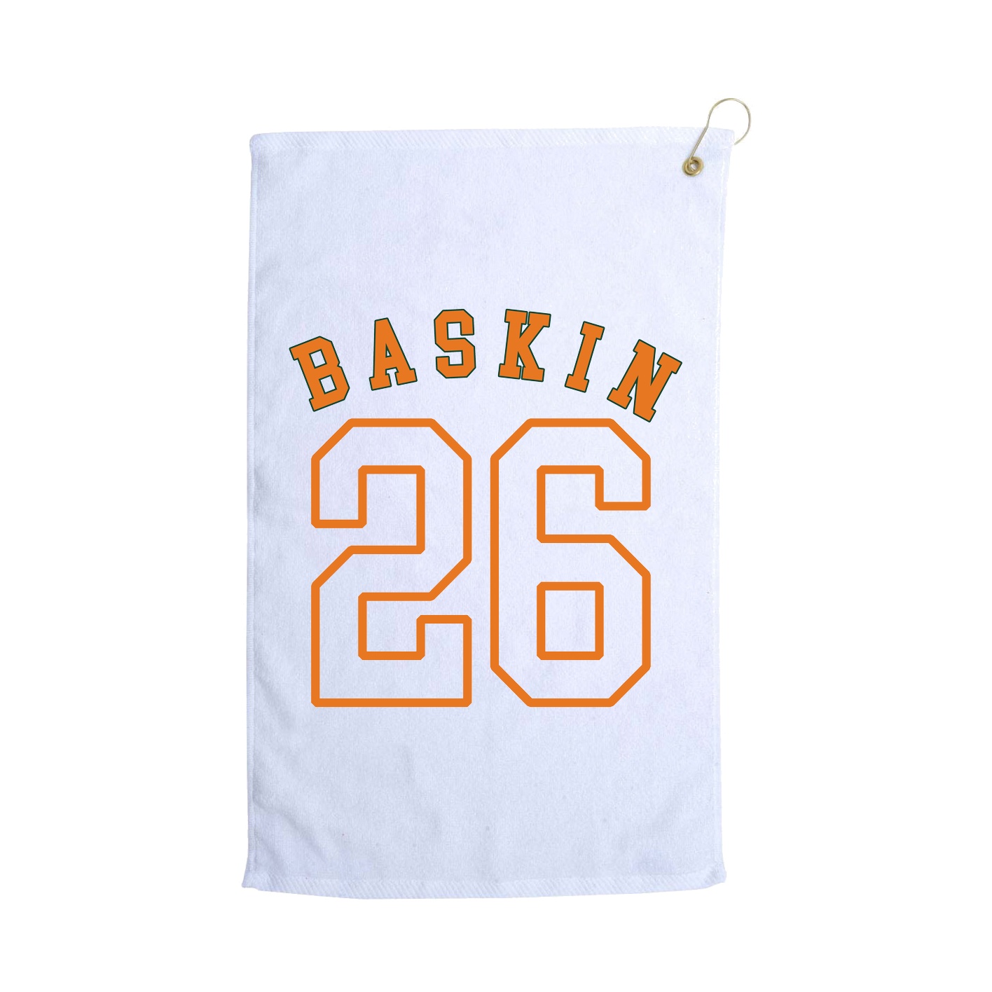 Golf Towel — Shirsey Arch in White