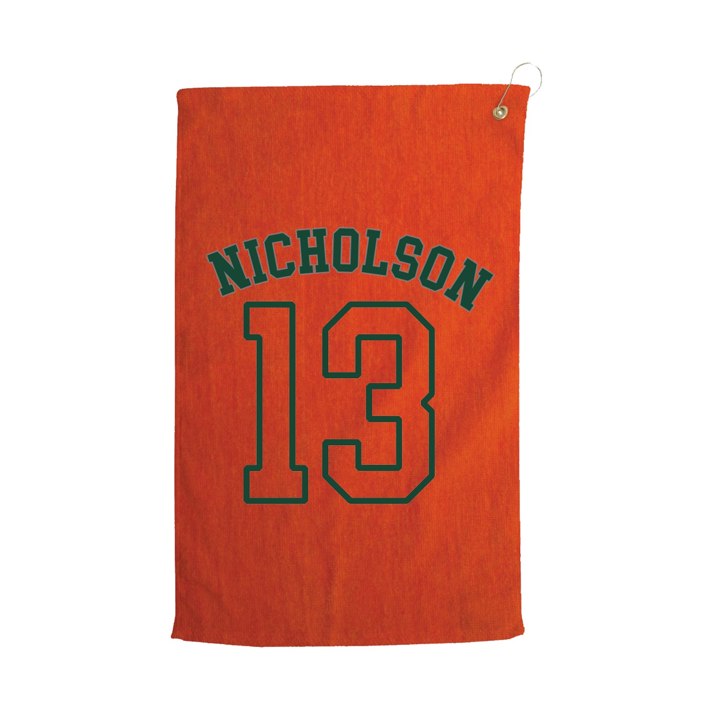Golf Towel — Shirsey Arch in Orange