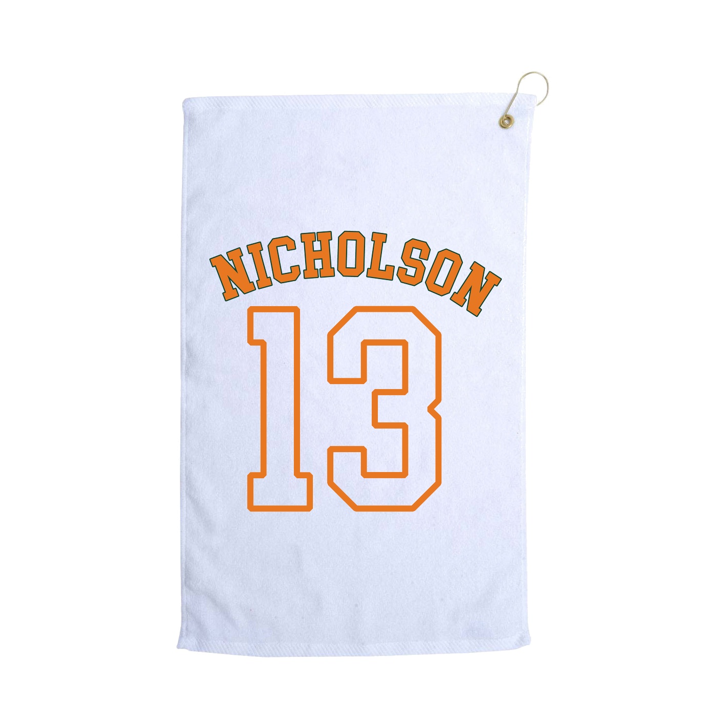 Golf Towel — Shirsey Arch in White