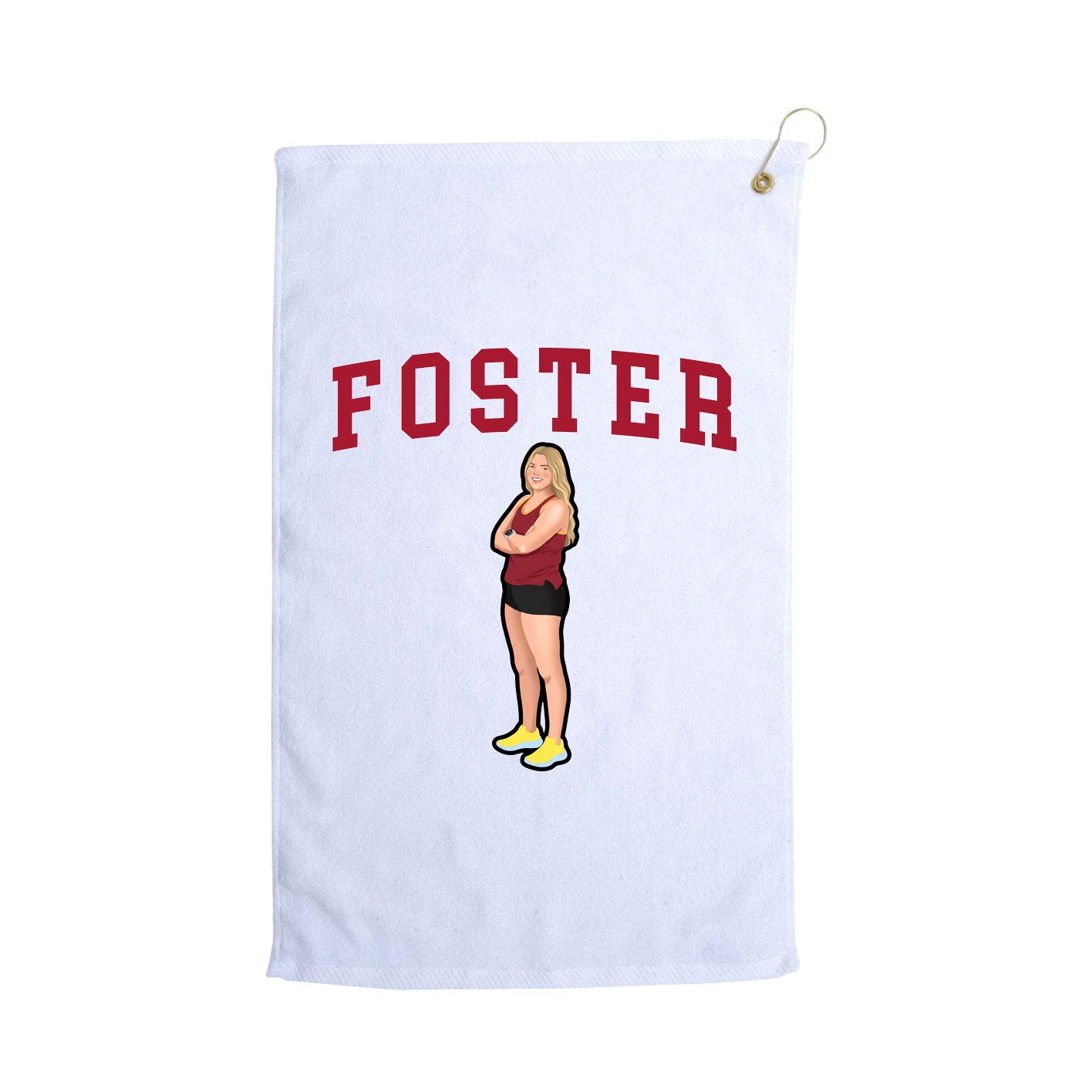 Golf Towel — Shirsey in White