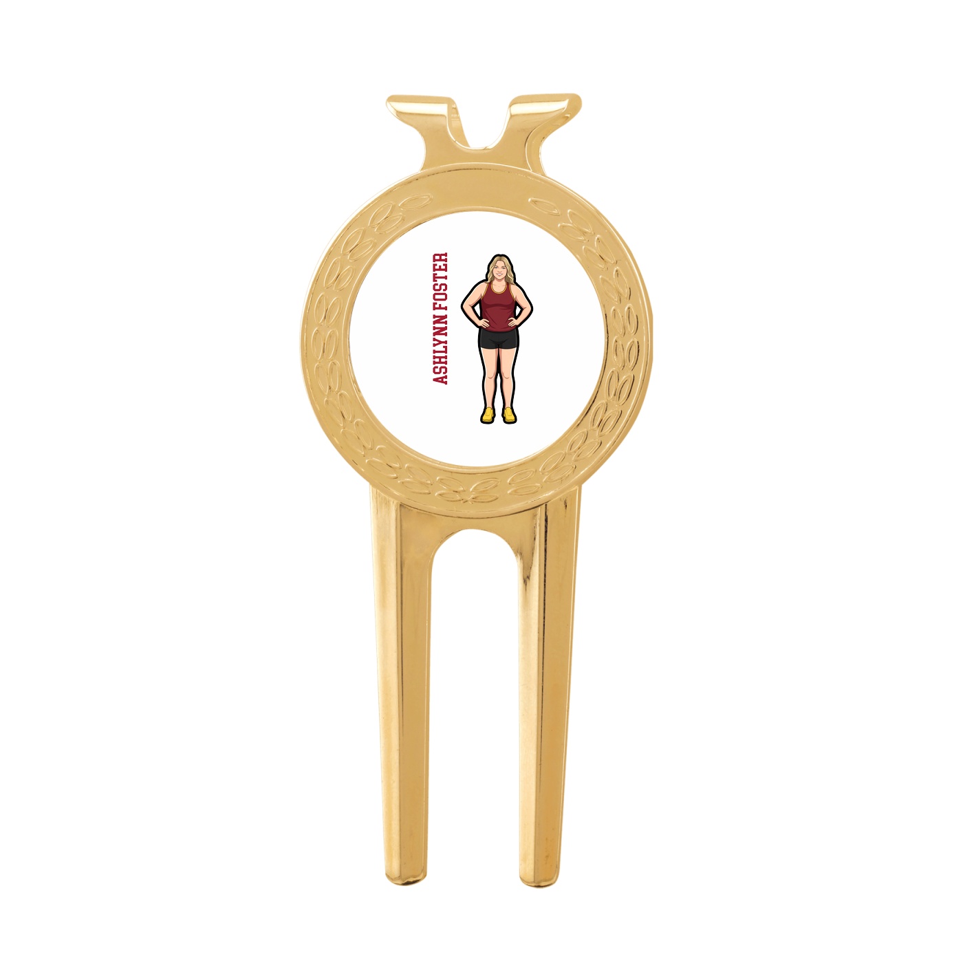 Divot Tool with Ball Marker — Name Vertical in Classic