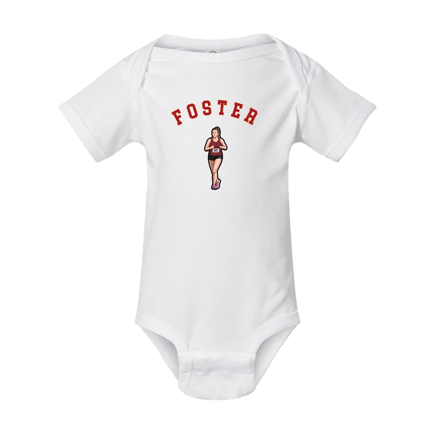 Baby Onesie — Shirsey Arch in White