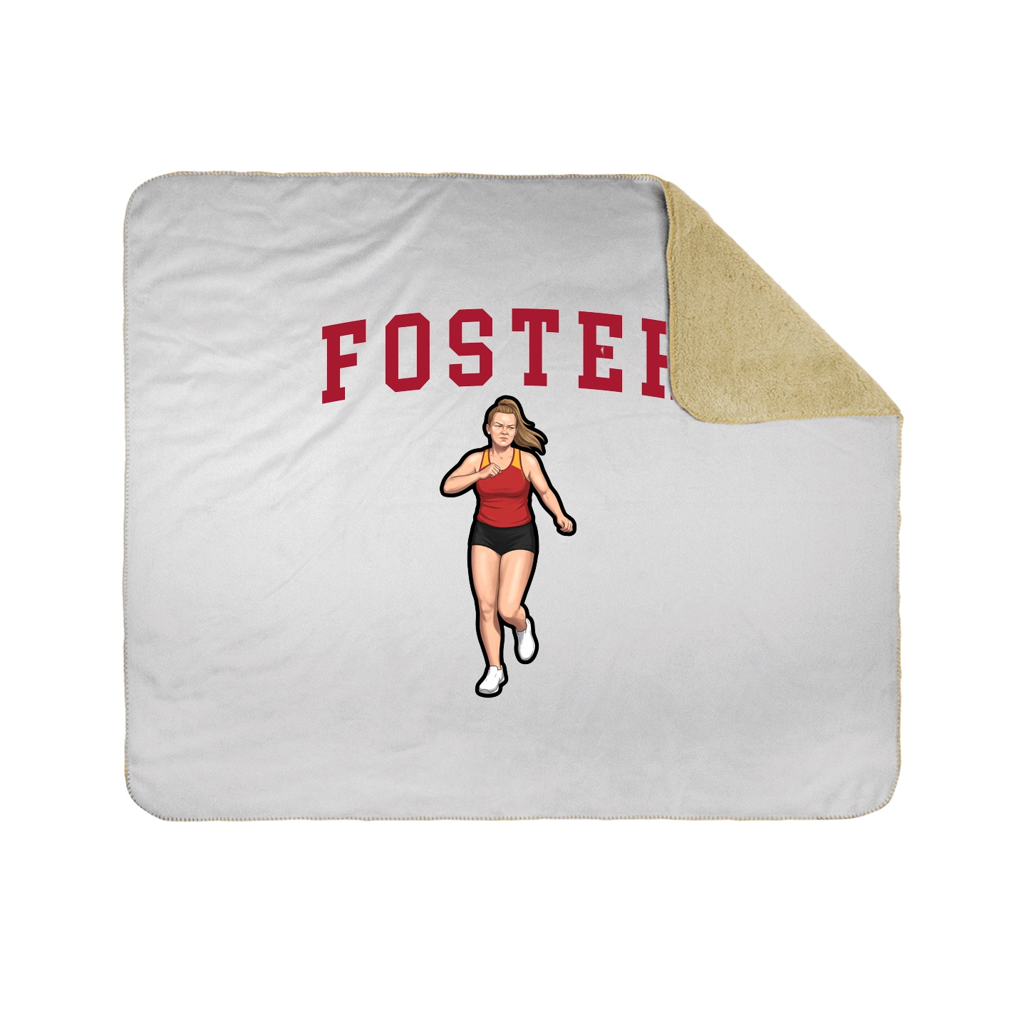 Throw Blanket — Shirsey in White