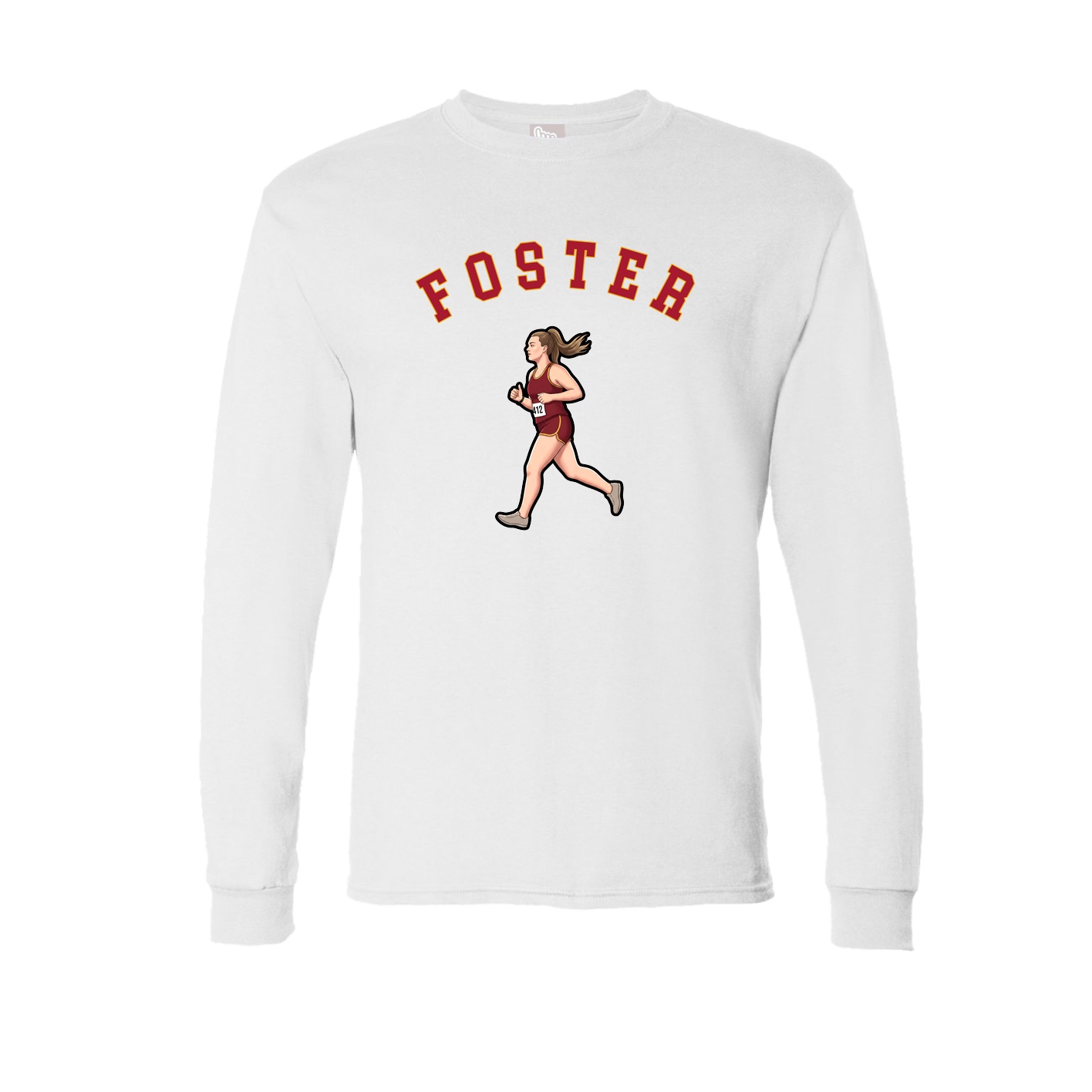 Long Sleeve Tee — Shirsey Arch in White