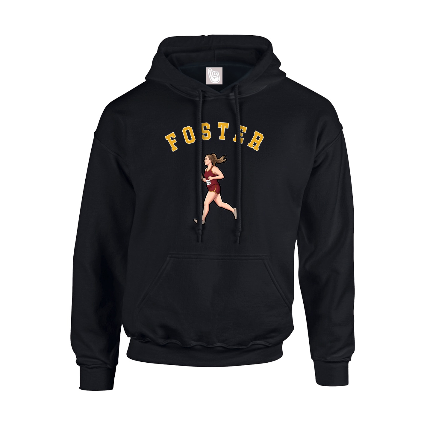 Youth Hoodie — Shirsey Arch in Black