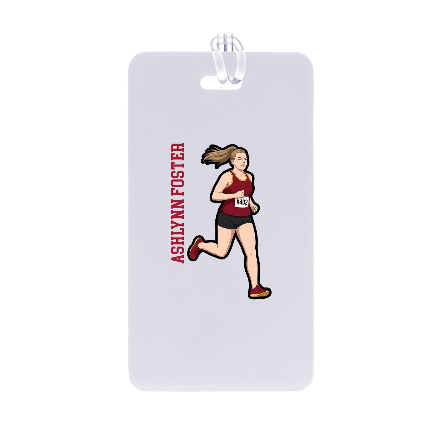 Bag Tag — Name Vertical in Classic