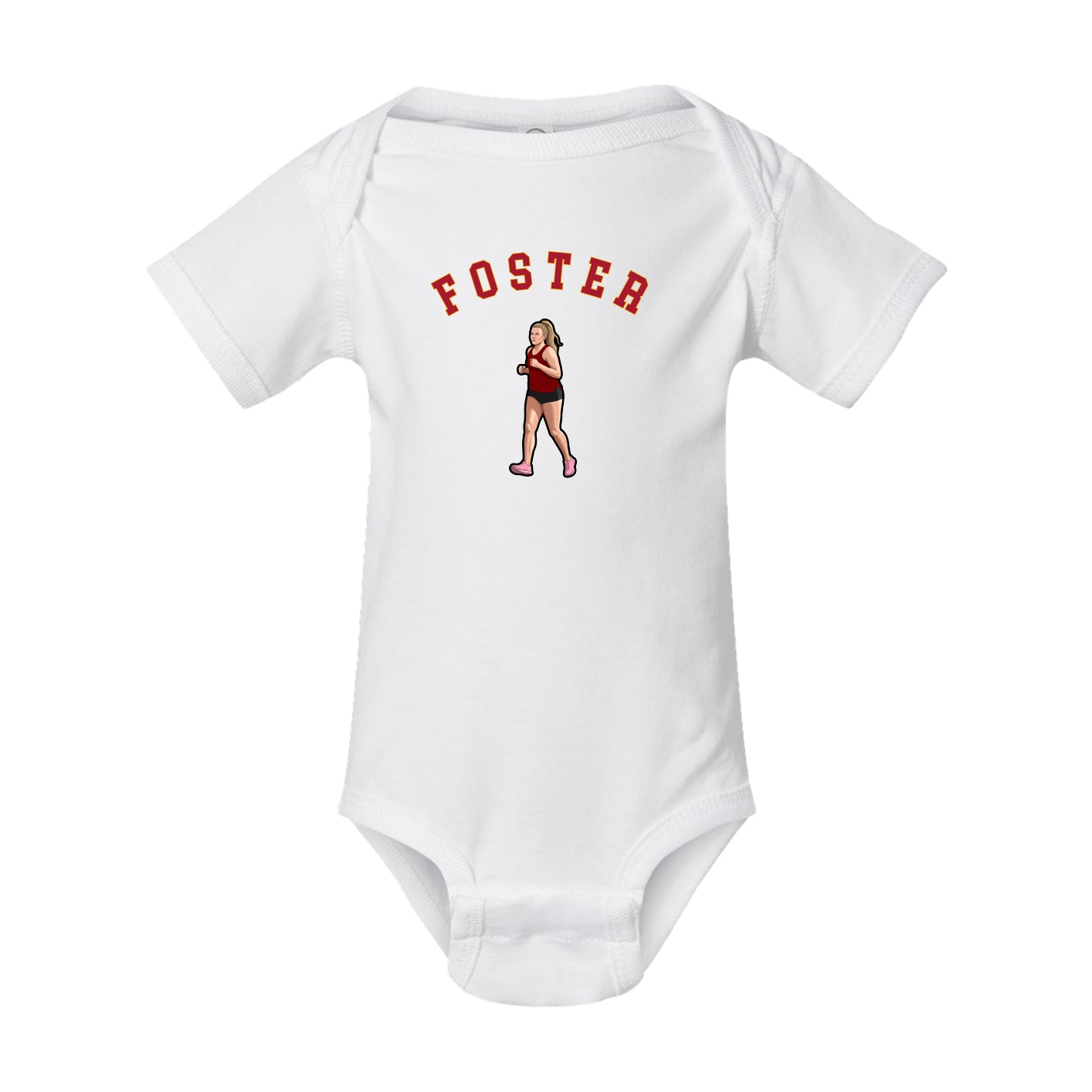 Baby Onesie — Shirsey Arch in White